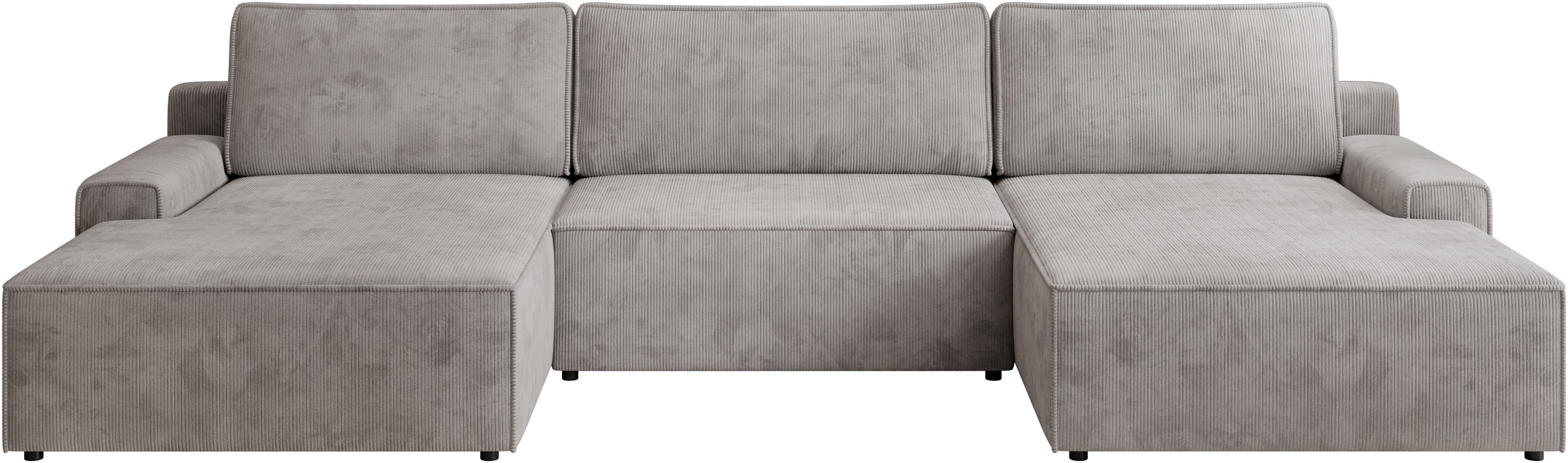 TRENDMANUFAKTUR Wohnlandschaft »Challenge, Schlafsofa mit Bettkasten, Couch in U-Form, Breite 333 cm« XXL Sofa mit Bettkasten & Schlaffunktion, auch in trendigem Cordstoff