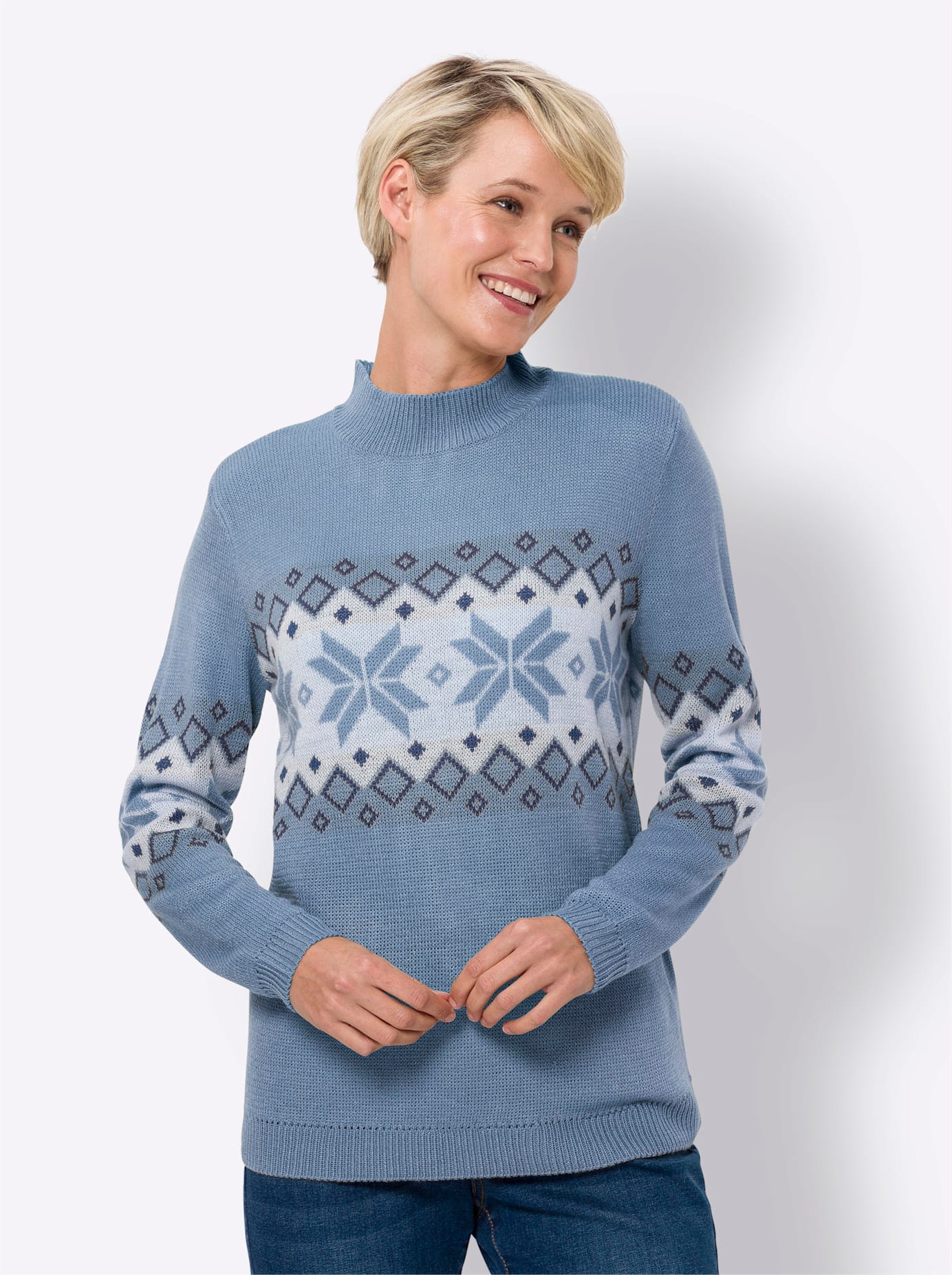 Classic Basics Norwegerpullover »Stehkragen-Pullover«