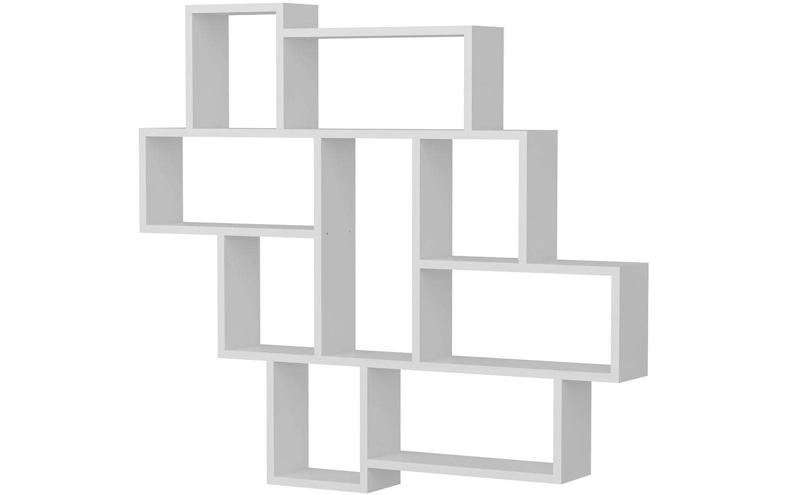 Image of WOODY FASHION Regal "Parola 115,5 x 103,5 cm, Weiss"