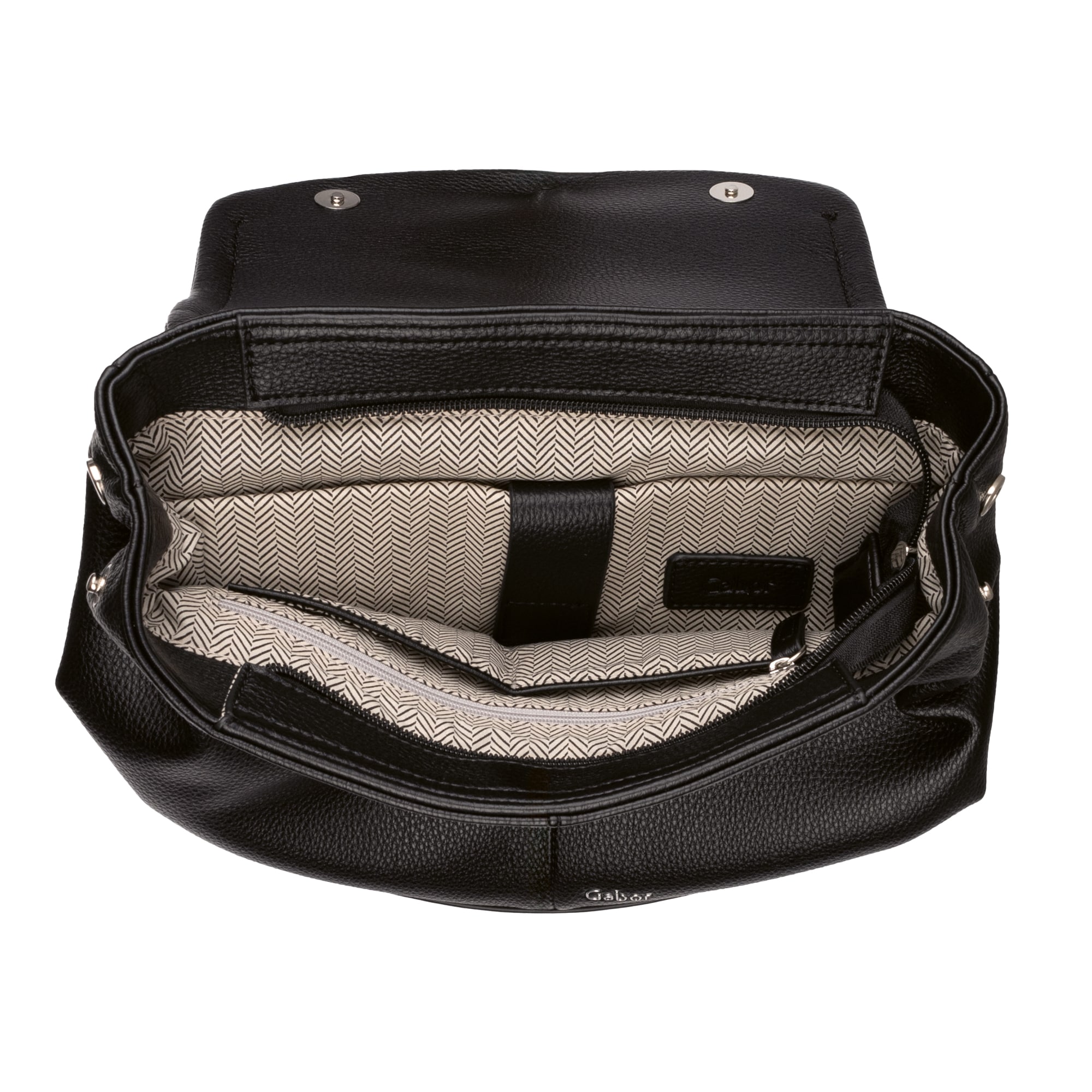 Gabor Rucksack »Lenea« aus leicht genarbtem Lederimitat mit dekorativen Ziernähten