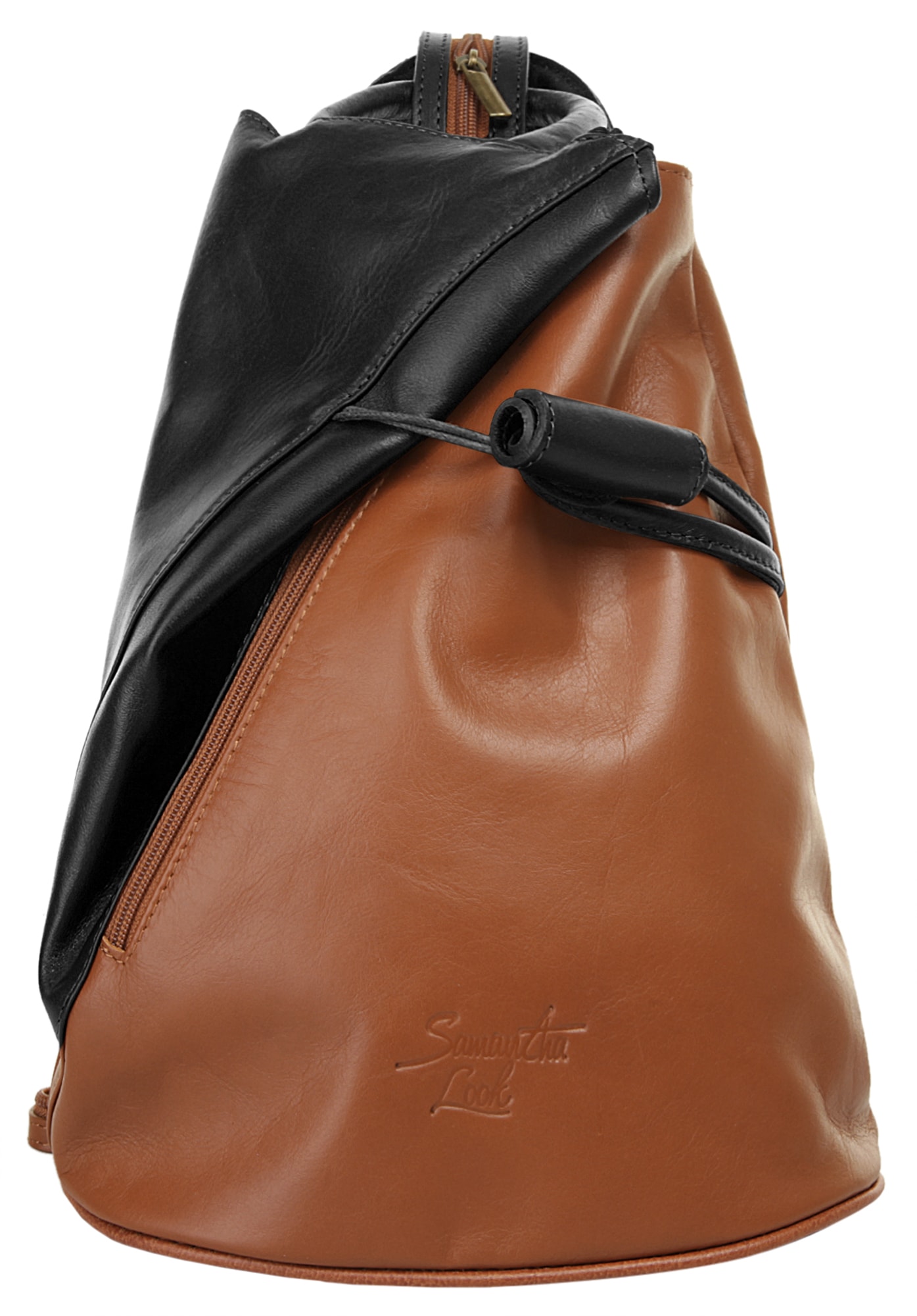 Image of Samantha Look Cityrucksack echt Leder, Made in Italy