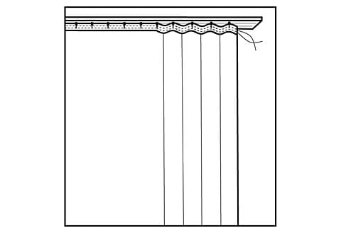 Bruno Banani Vorhang »Lagan«, (2 St.), 2-er Set, gewebt, Microfaser, verschiedene Grössen, einfarbig