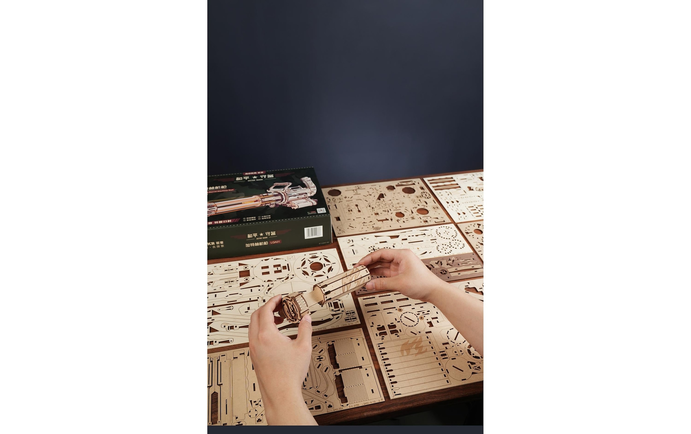   Kit de modèles réduits »RoboTime Rotating-Barrel Machine Gun«