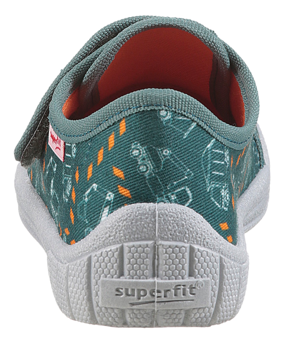 Superfit Hausschuh »BILL, WMS: mittel«  Kinderschuh mit Klettverschluss, Grössenschablone zum Download