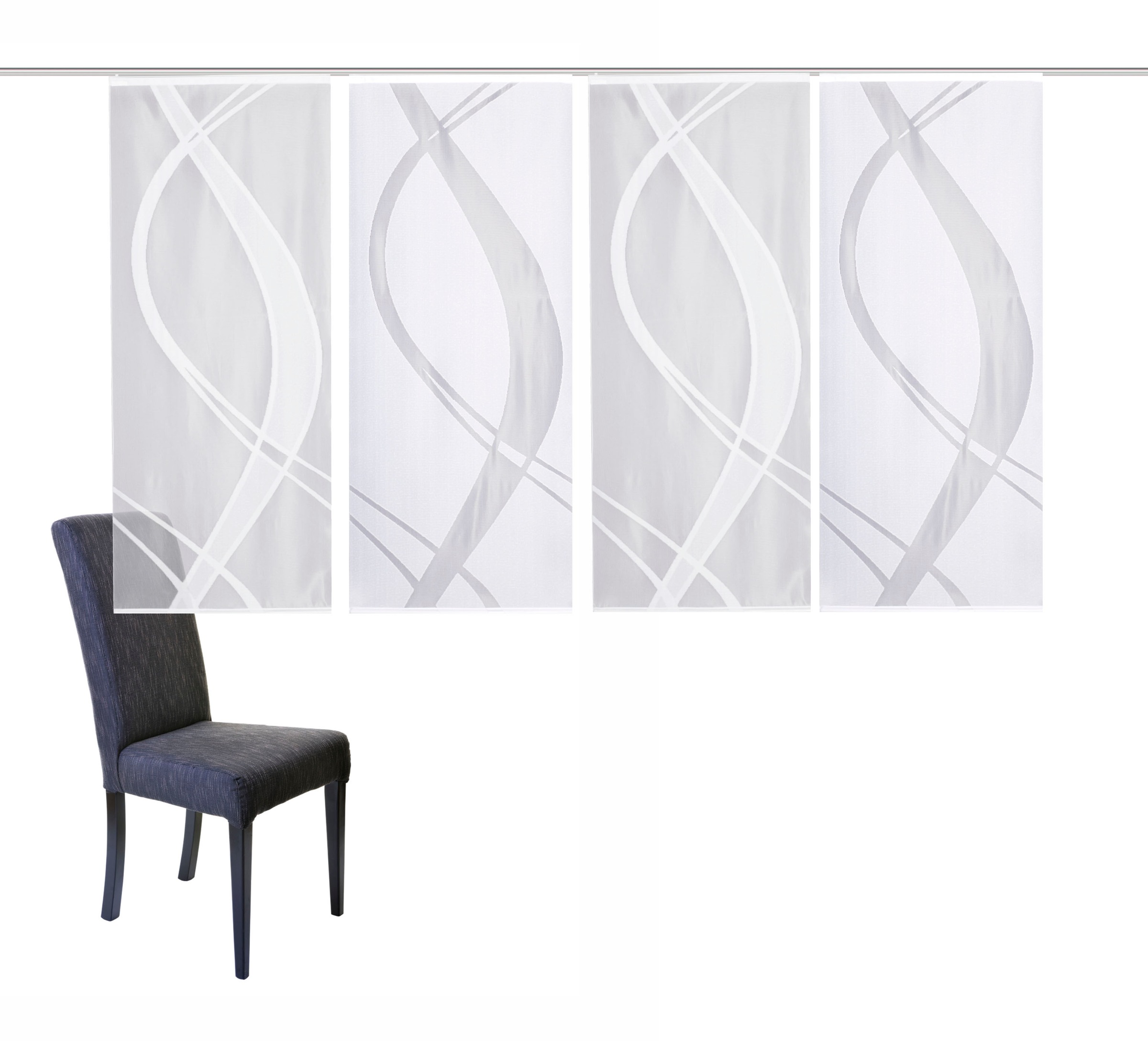 Image of HOME WOHNIDEEN Schiebegardine »TIBASO«, (4 St.), halbtransparent bei Ackermann Versand Schweiz