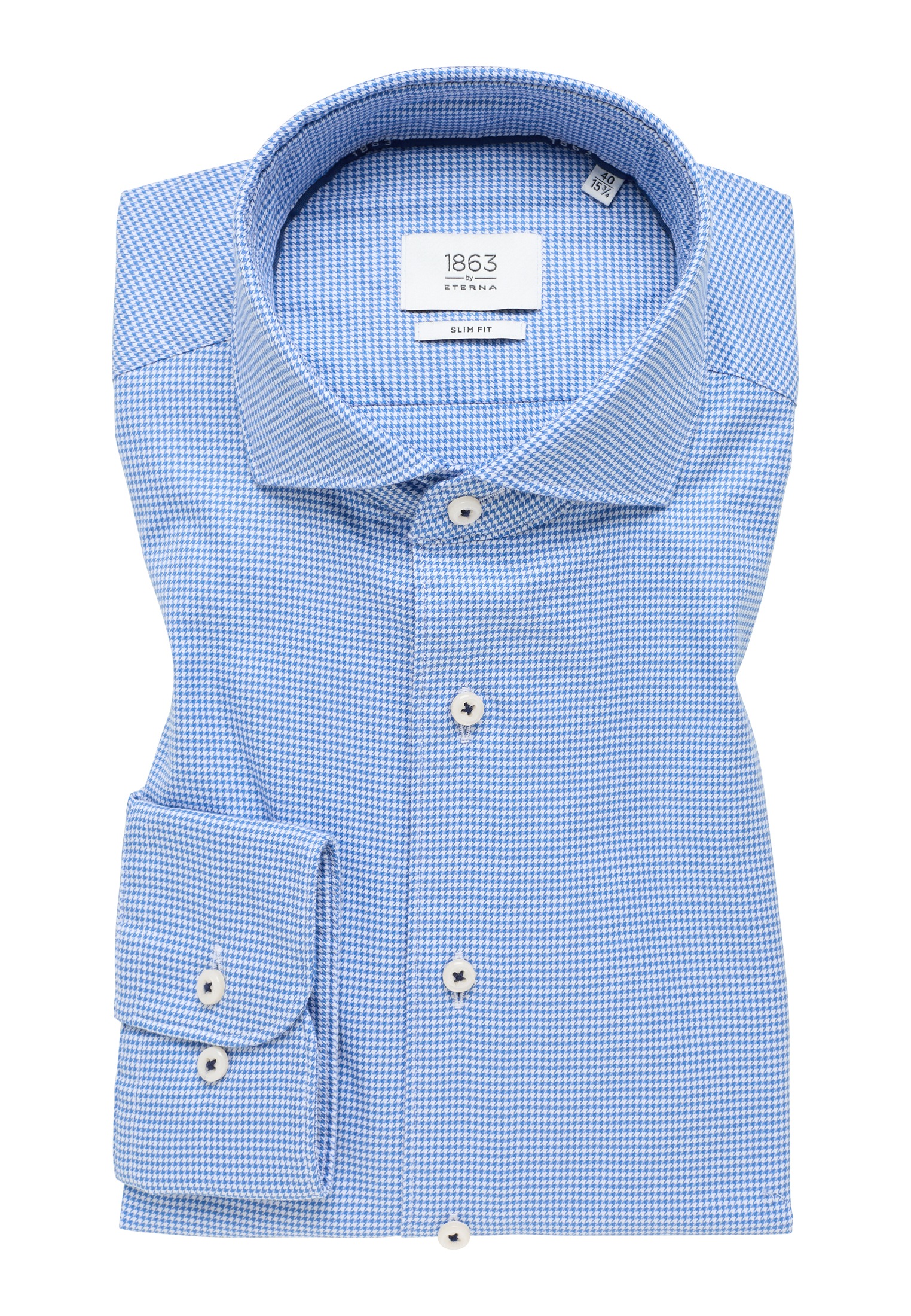 Eterna Langarmhemd »SLIM FIT«, EASY IRON (bügelleicht)