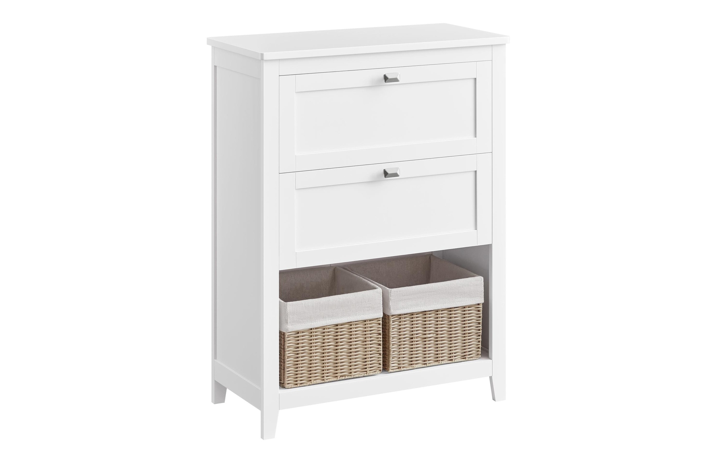 Image of VASAGLE Mehrzweckschrank "VASAGLE Badezimmer-Schrank 30 x 80 cm, Weiss"