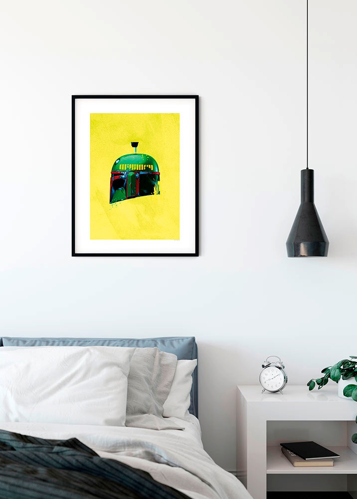 Komar Bild »Star Wars Classic Helmets Boba Fett«, Star Wars, (1 St.), Wandbild zur Dekoration im Kinderzimmer - ohne Rahmen