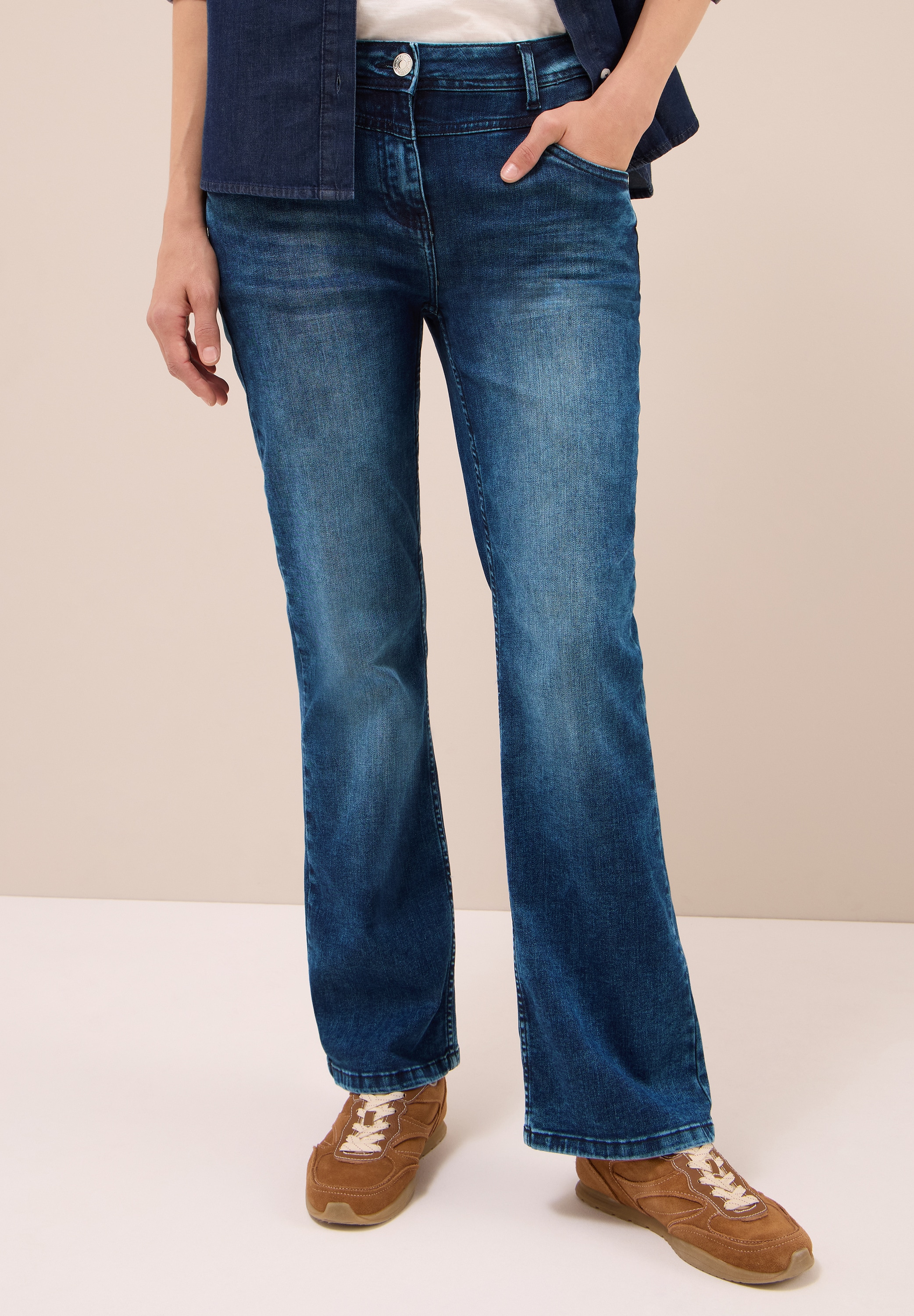 Image of Cecil Bootcut-Jeans "Style Toronto" im Five-Pocket Style