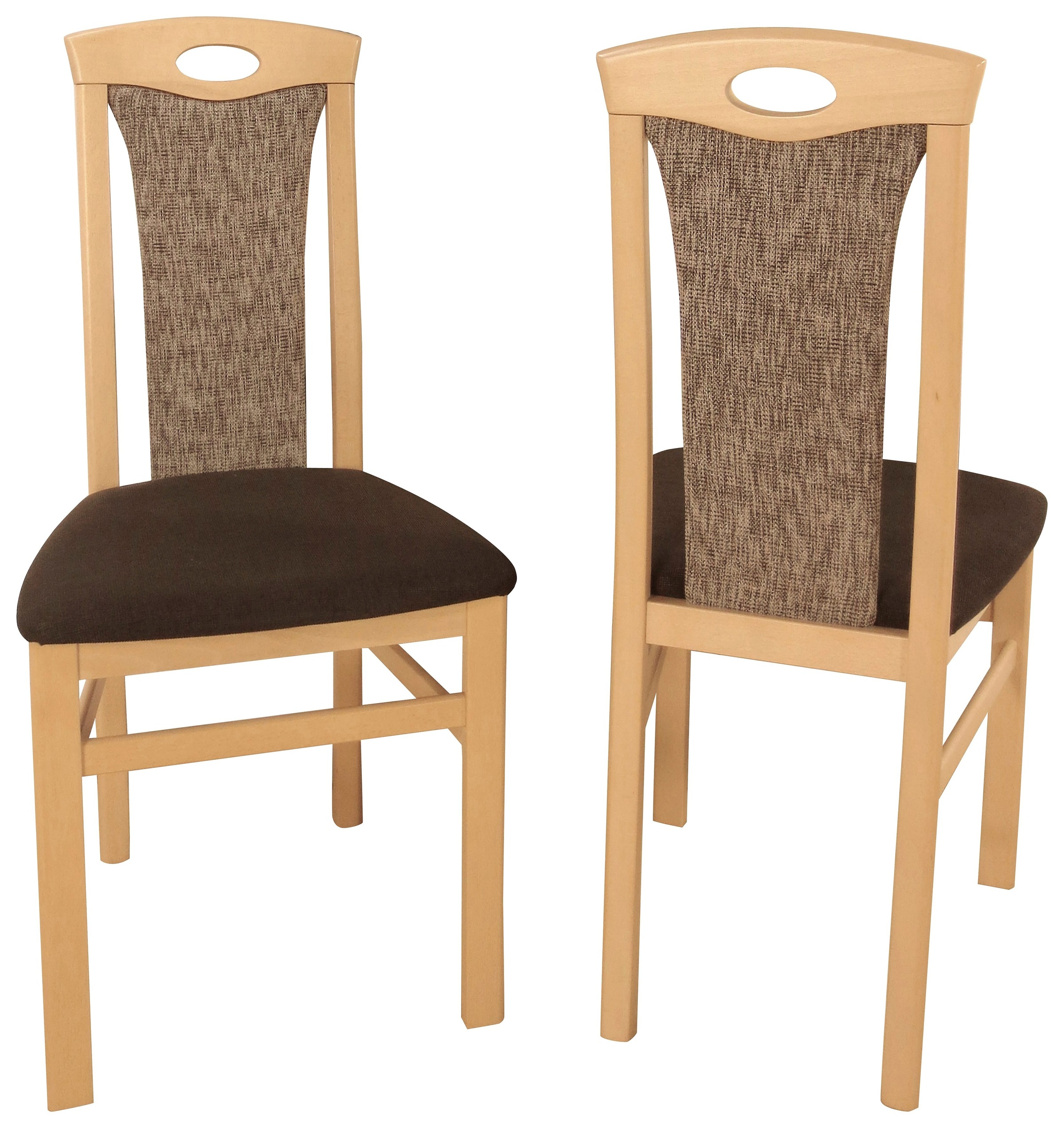 Home affaire 4-Fussstuhl »Kasia«, (Set), 2 St., Struktur