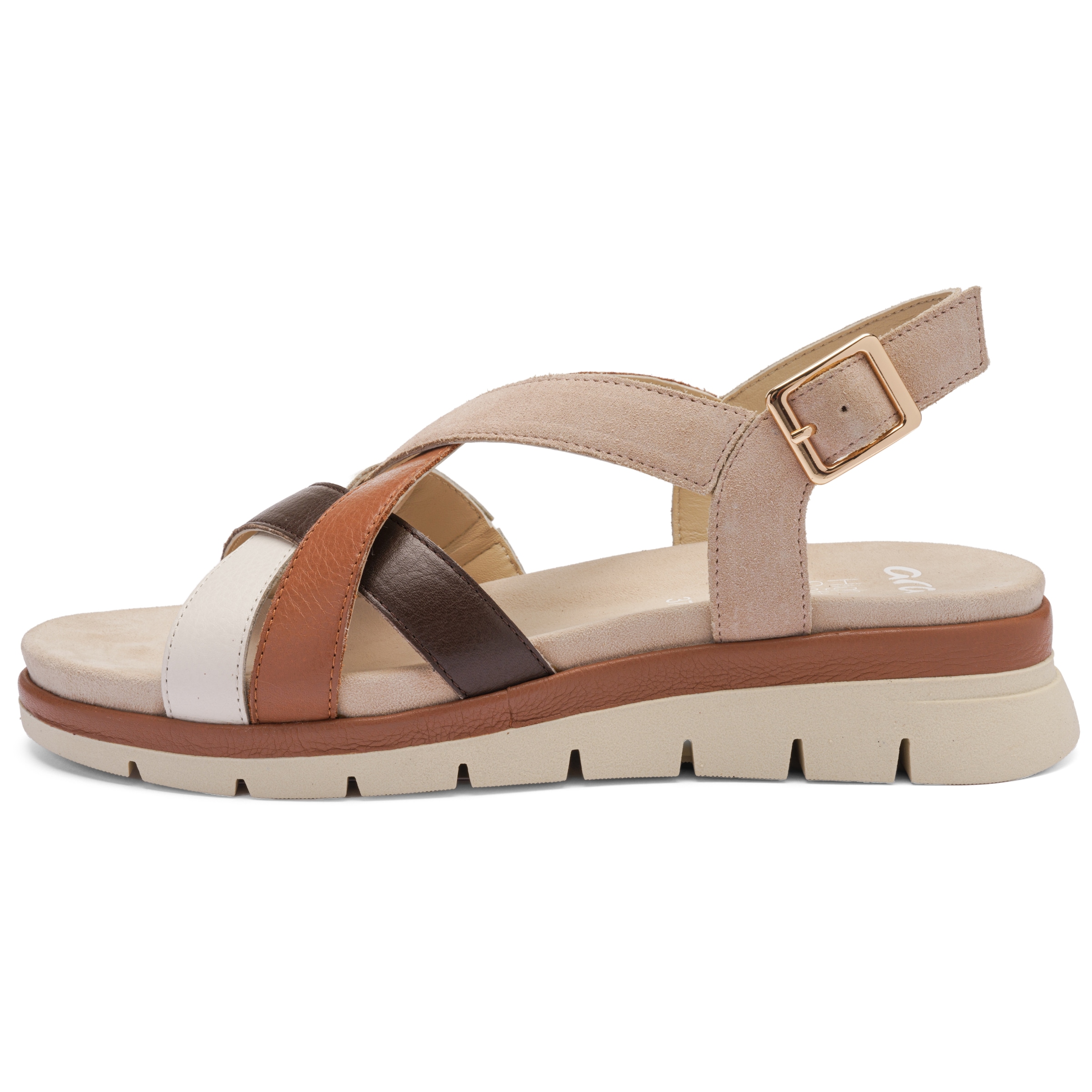 Ara Sandale à lanières »CAMBRIDGE-S«  talon compensé, chaussure confort avec fermeture velcro, largeur G (= large)