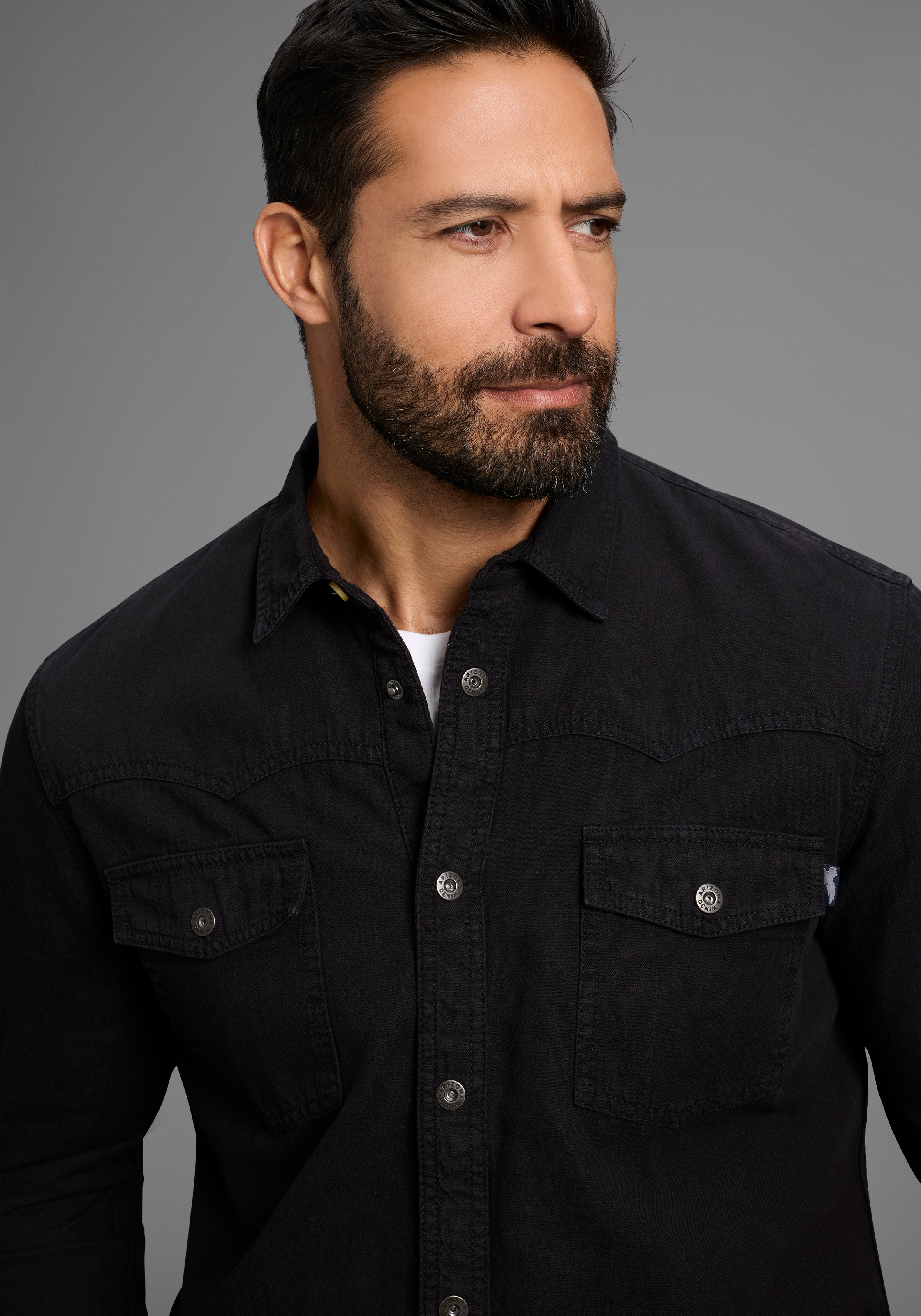 Arizona Jeanshemd, Western Stil
