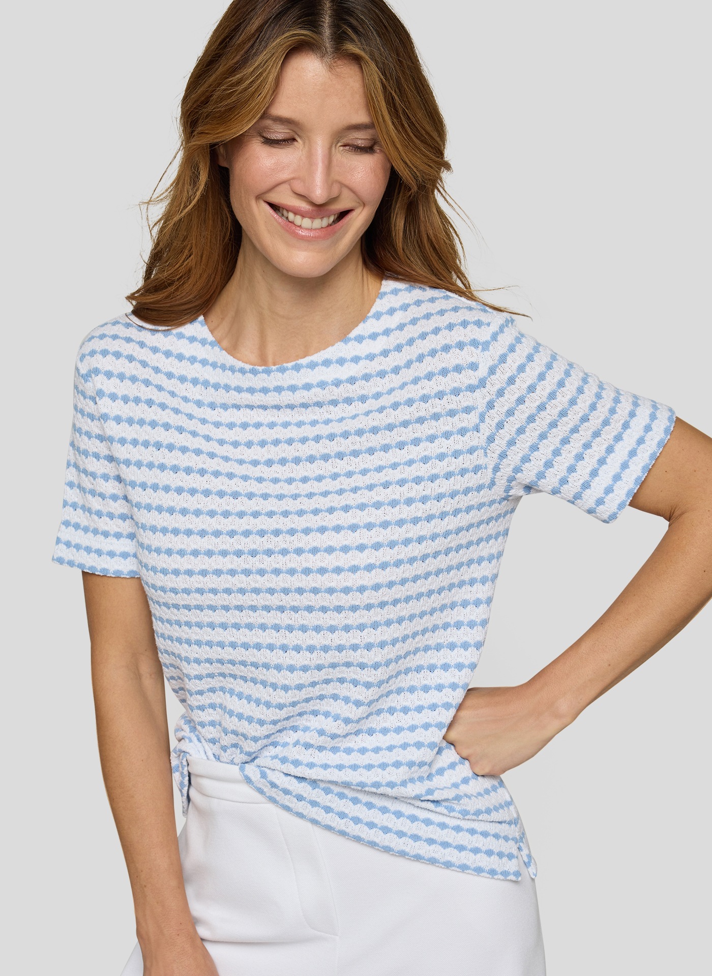 Image of Rabe T-Shirt gestreift, im Strick-Look