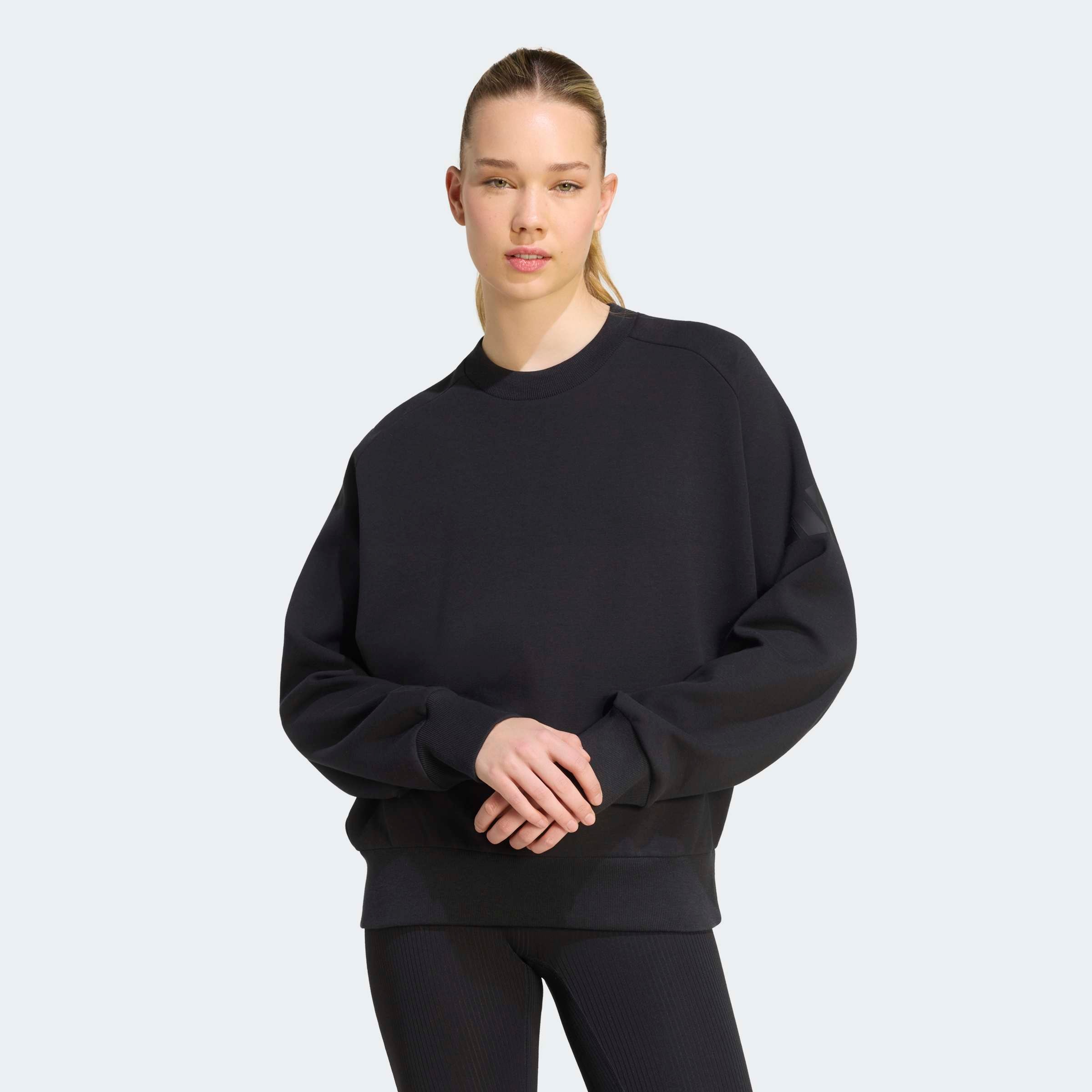 Image of adidas Sportswear Sweatshirt "SOFT LUX, LOCKER GESCHNITTEN"