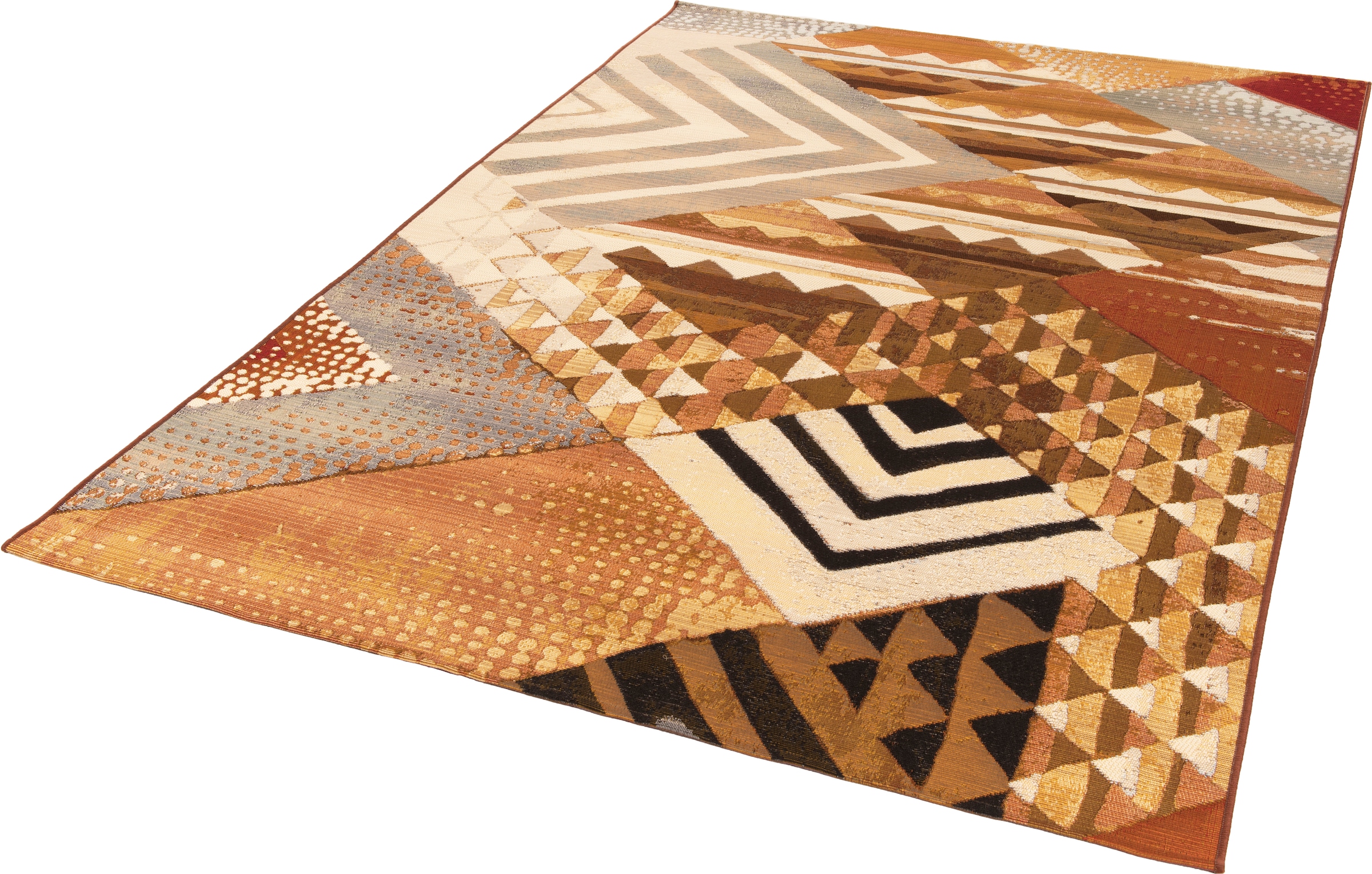 Flachgewebe, Teppich 35«, Falcone und kaufen rechteckig, Gino Wohnzimmer »Outdoor-Africa geeignet, günstig In- Outdoor