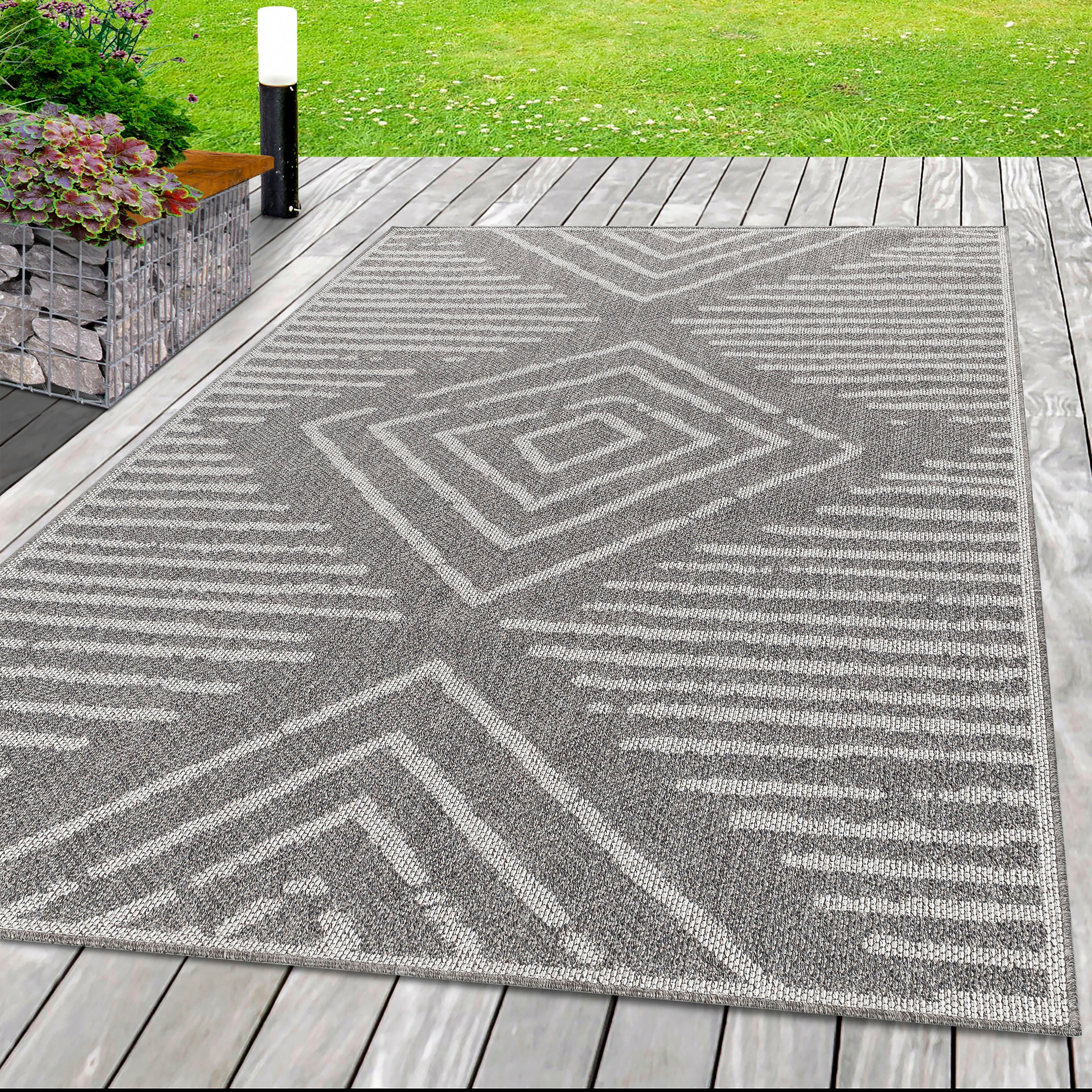 Image of Ayyildiz Teppiche Teppich "ARUBA 4902" rechteckig 6 mm Höhe Pflegeleicht, Modern, In- und Outdoor geeignet