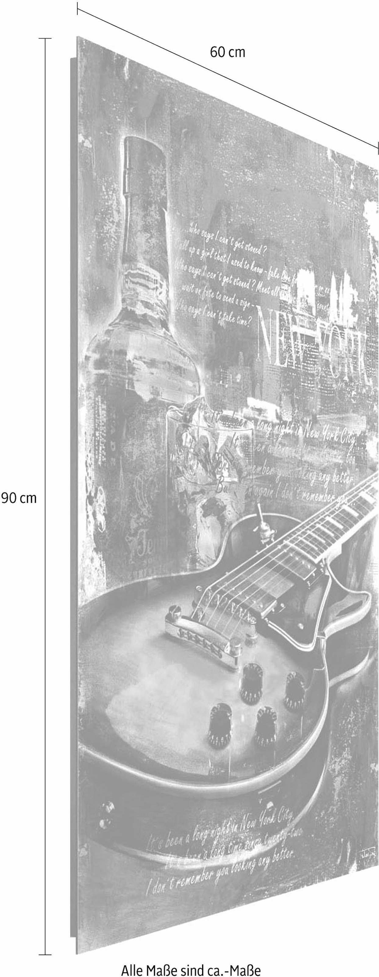 ♕ Reinders! Deco-Panel »Gitarre & Whiskey«, 60/90 cm versandkostenfrei auf