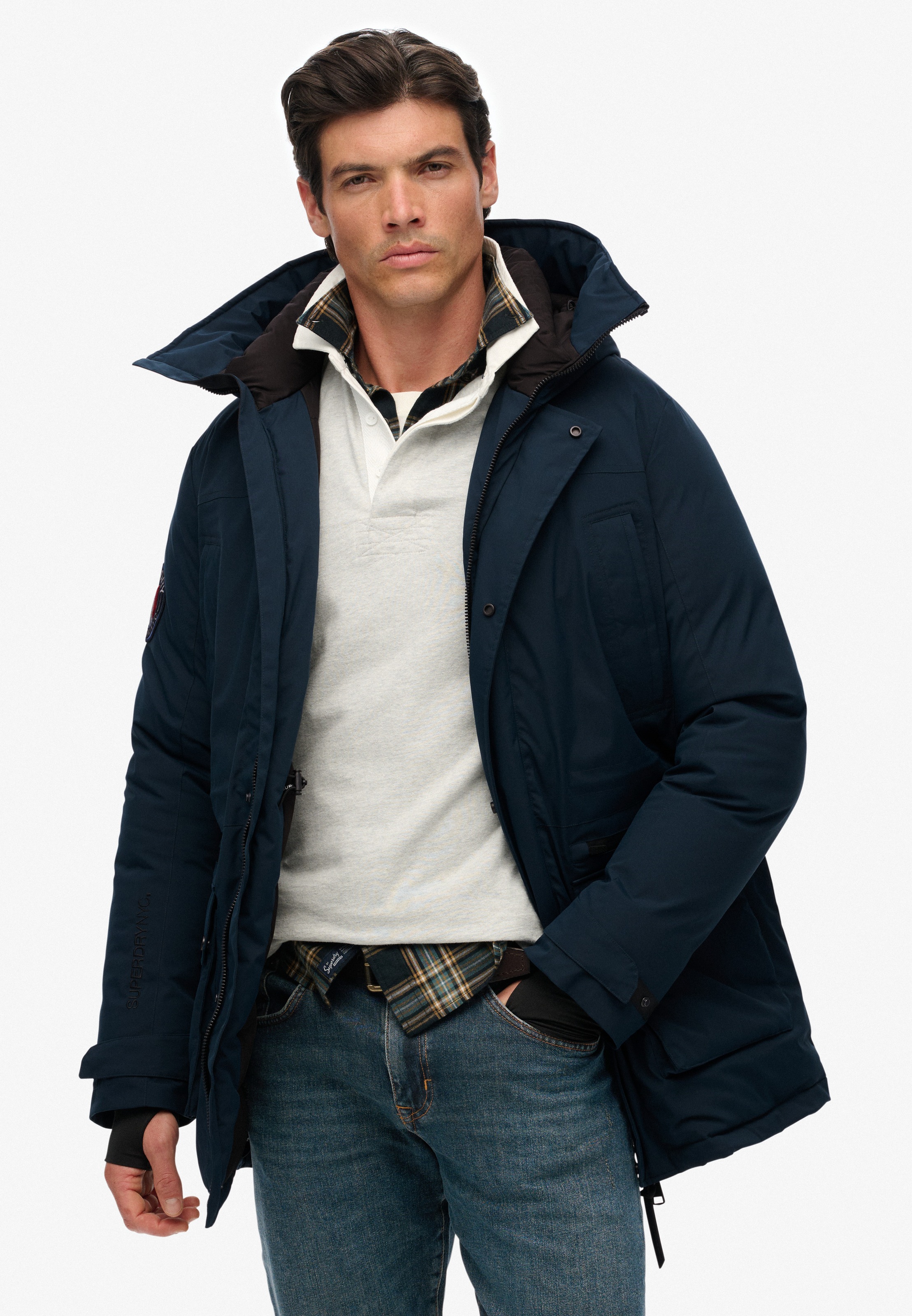 Superdry Veste matelassée »City Padded Parka Jacket« mit Kapuze