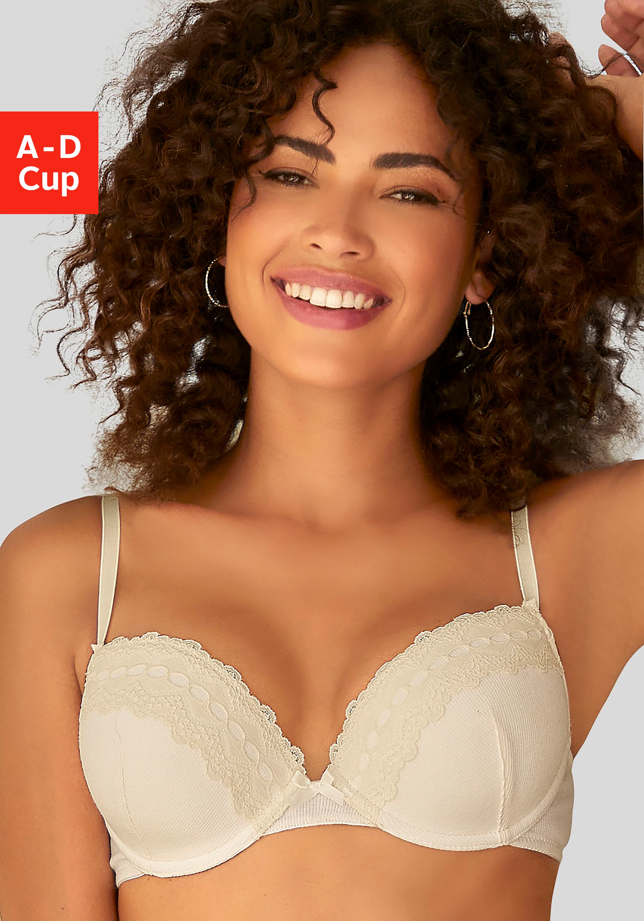 Image of s.Oliver Schalen-BH, in modischem Rippstrick-Design, Dessous bei Ackermann Versand Schweiz