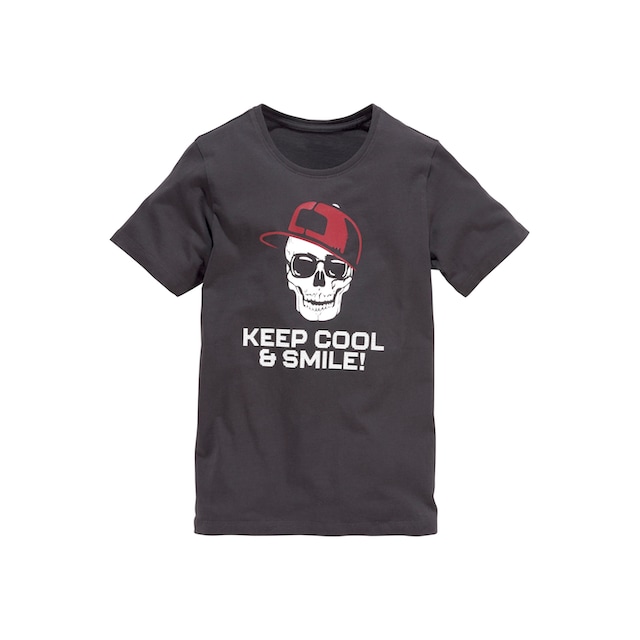 Modische KIDSWORLD T-Shirt »KEEP COOL...«, Spruch versandkostenfrei - ohne  Mindestbestellwert shoppen