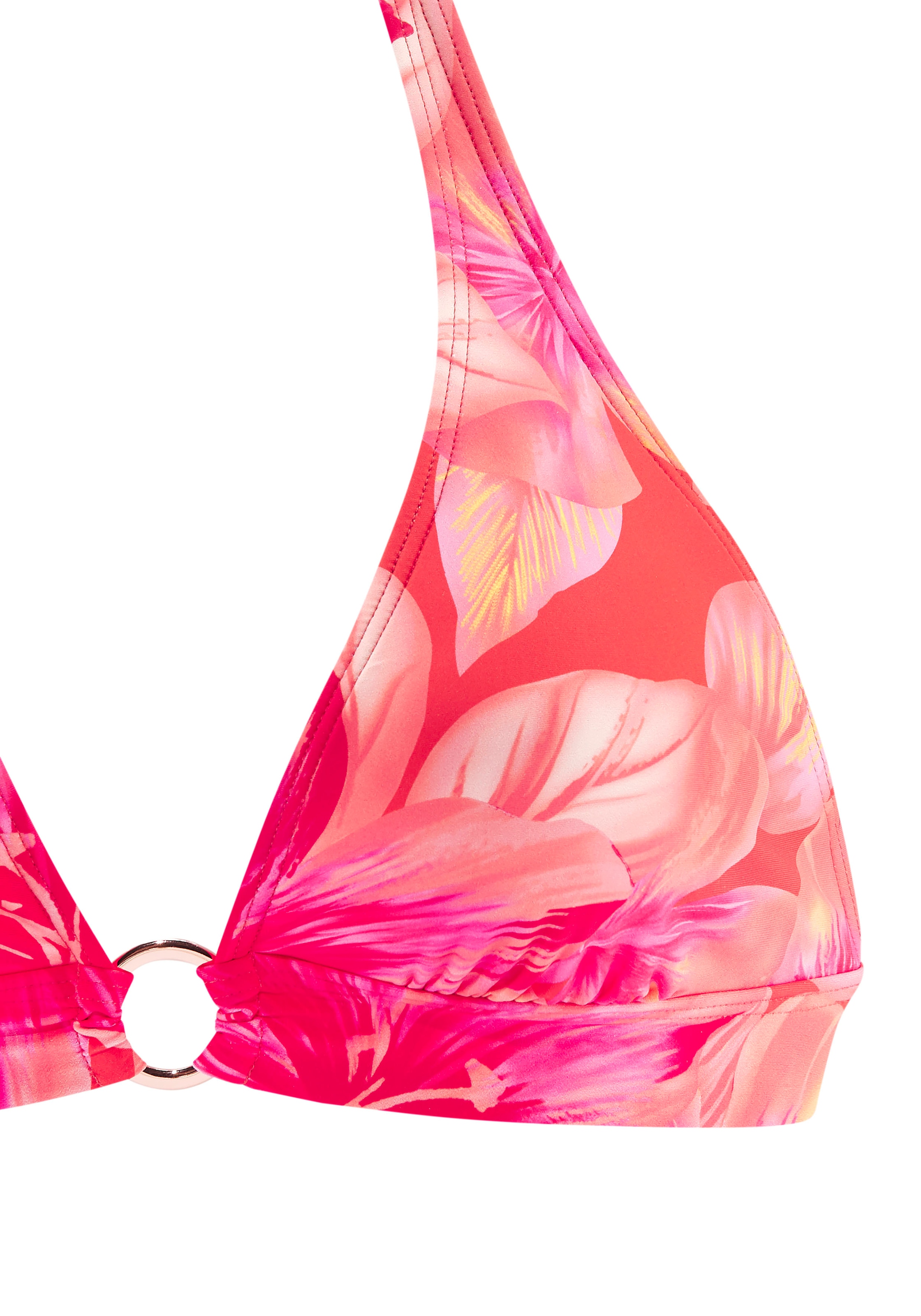 s.Oliver Triangel-Bikini-Top »Jayce«, mit goldfarbenfarbigen Zierring
