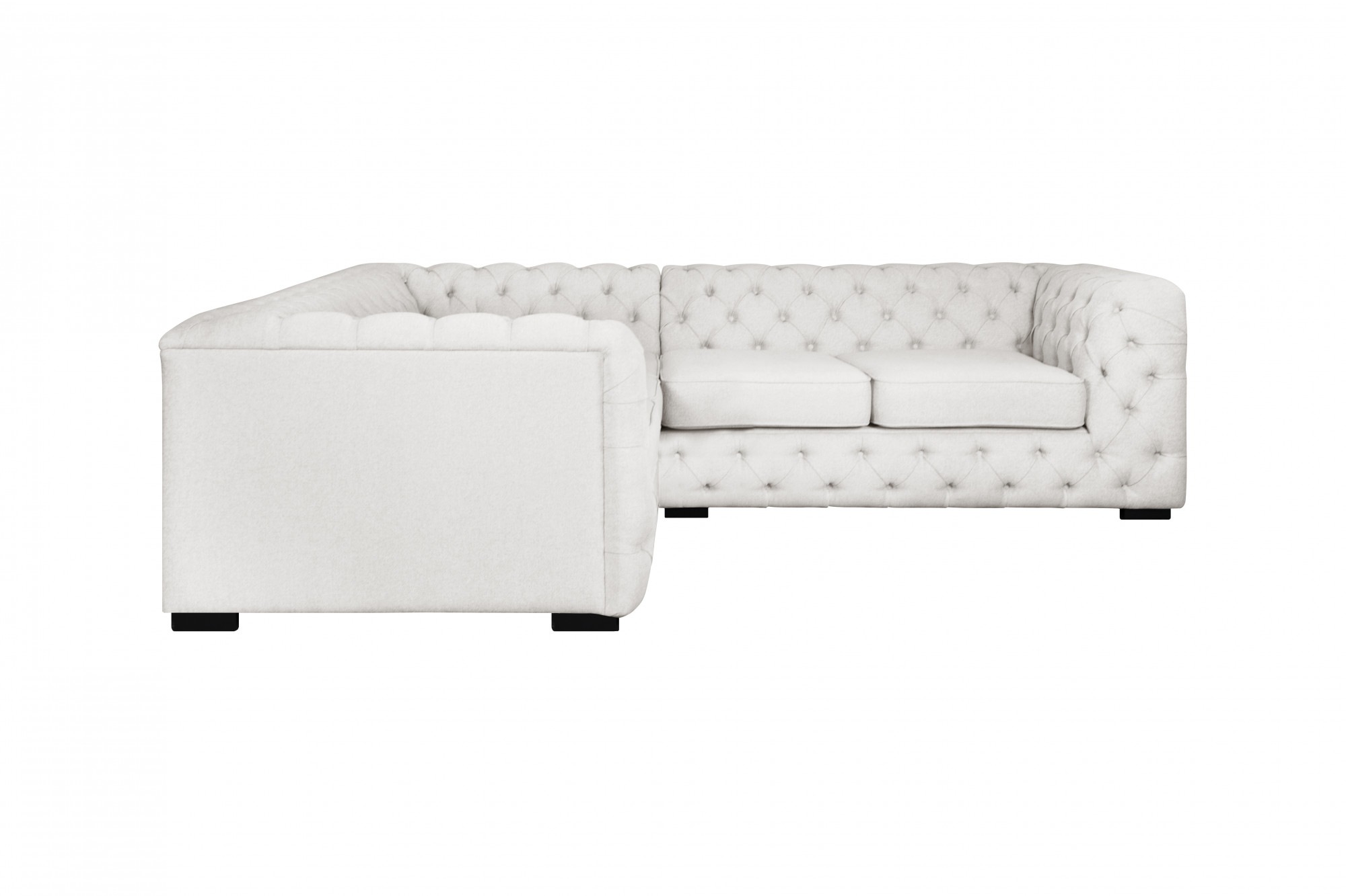 Home affaire Chesterfield-Sofa »KALINA L-Form«, hochwertige Chesterfield-Ausführung, sehr hochwertige Verarbeitung