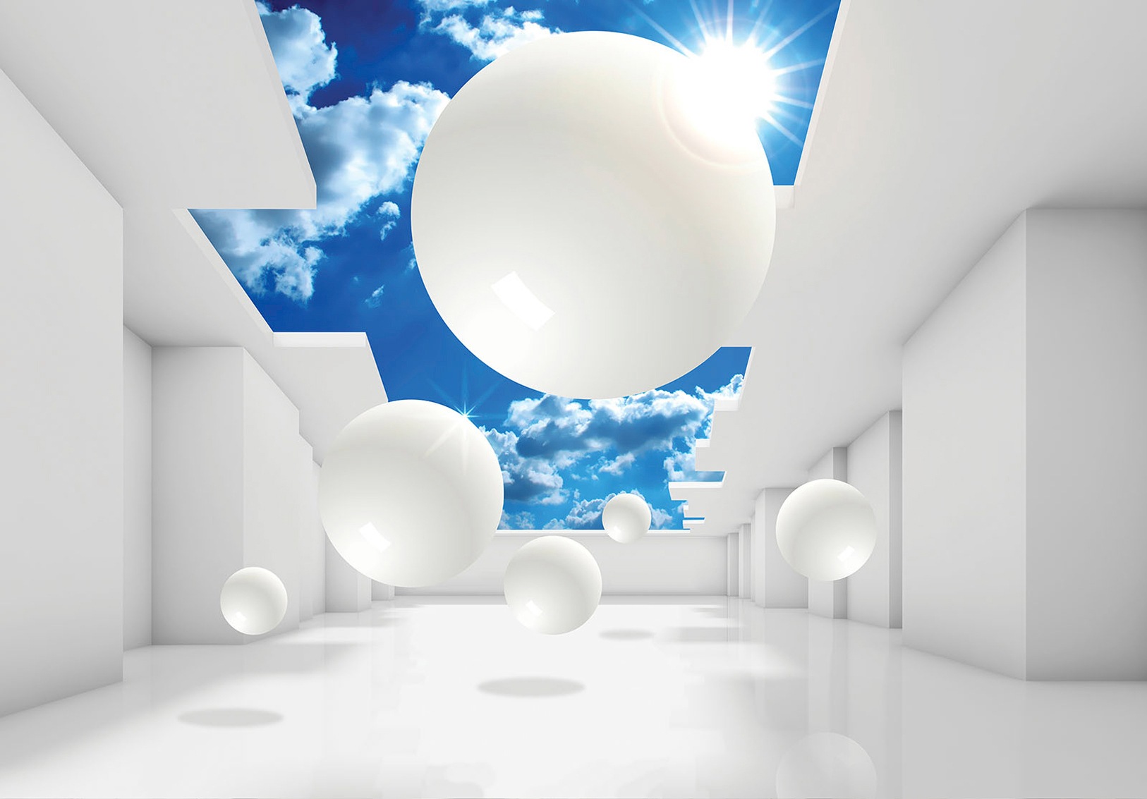 Image of Consalnet Vliestapete »3D GEOMETRIE«, grafisch, in verschiedenen Grössen bei Ackermann Versand Schweiz