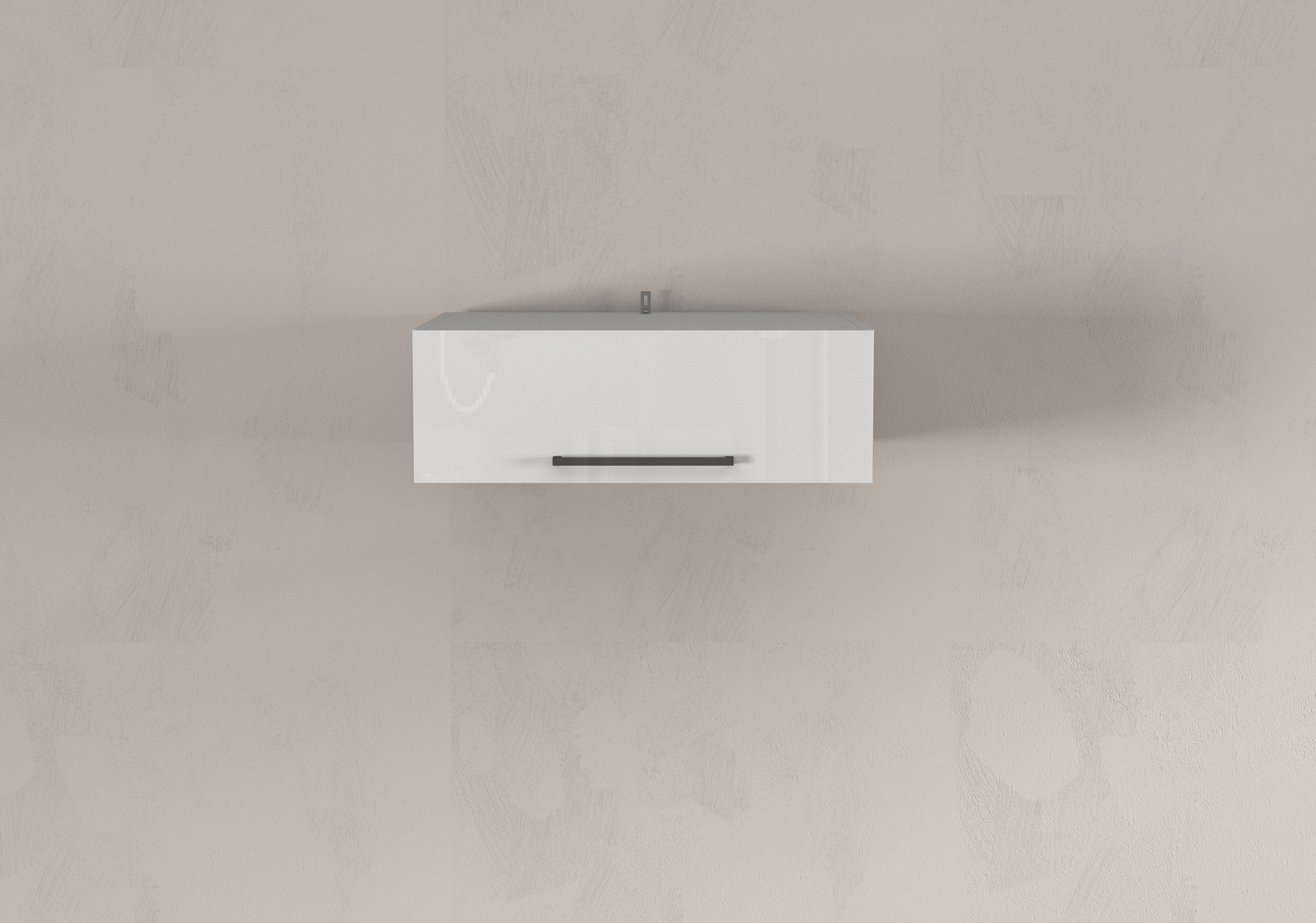 KOCHSTATION Aufsatzschrank »Luna, Hängeschrank, Küchenhängeschrank, Made in Italy« B/T/H: 60×60×20 cm, zusätzlicher Stauraum über der Arbeitsfläche