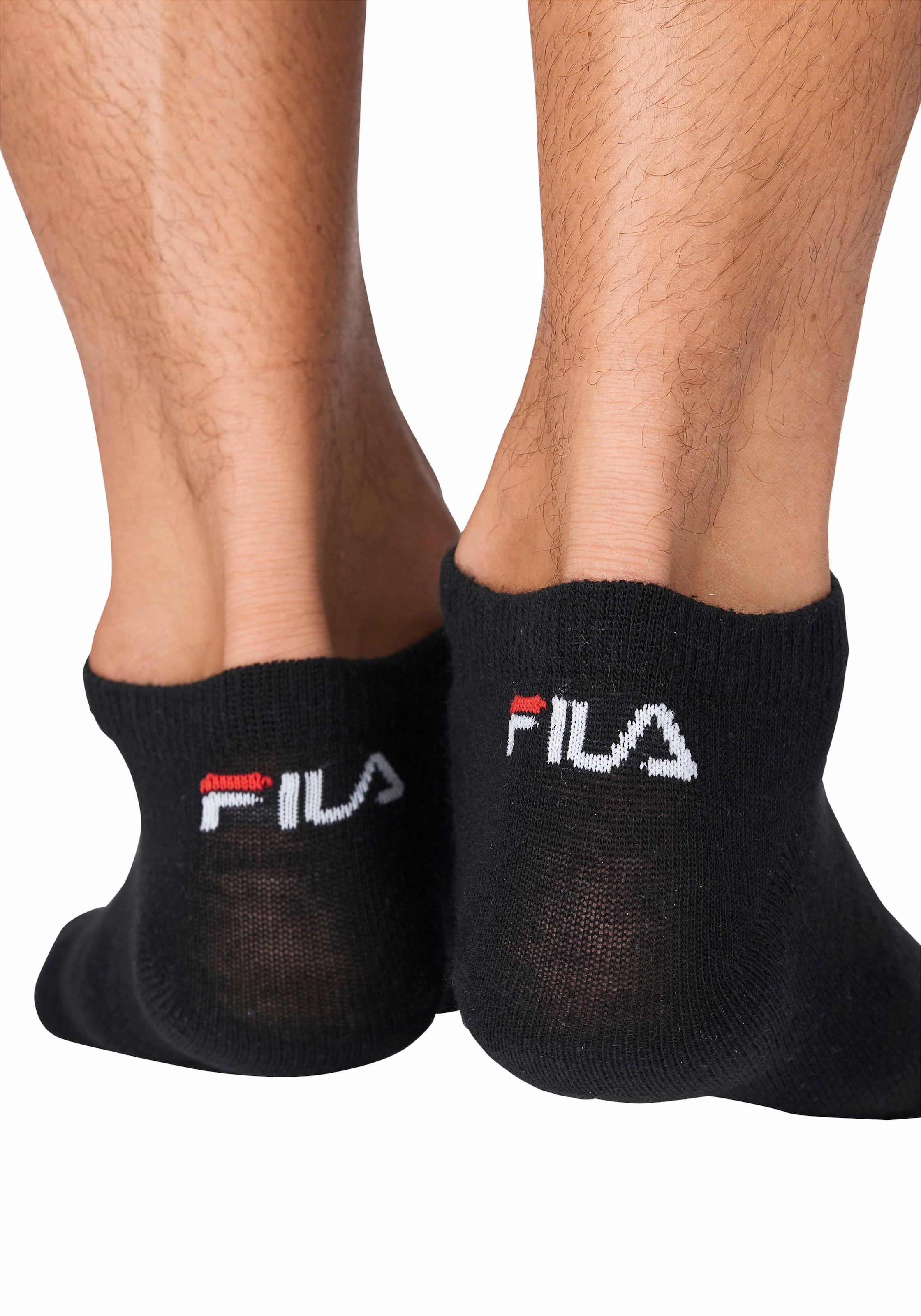 Fila Sneakersocken, (3 Paar), mit eingestricktem Logo an der Ferse