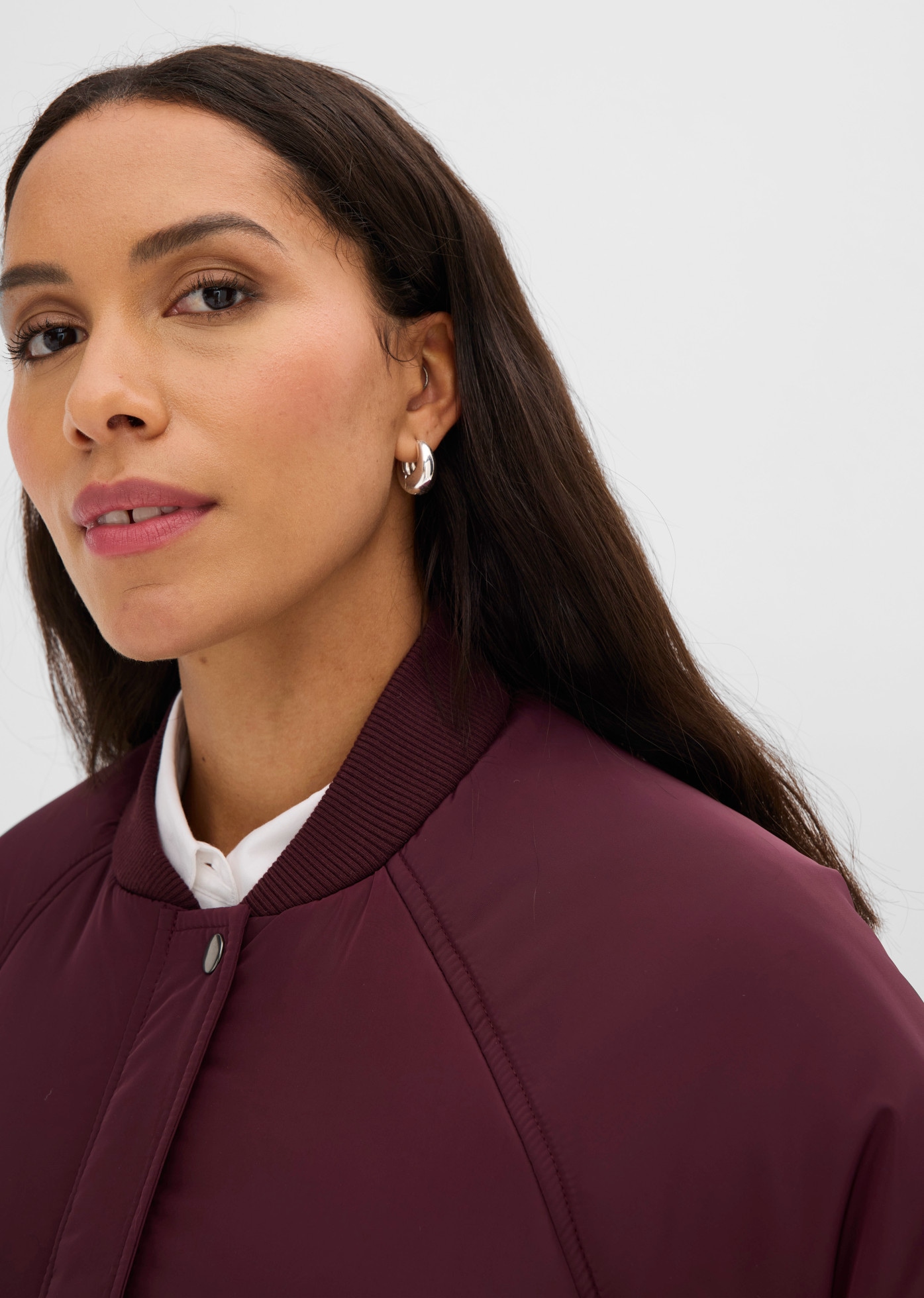 bonprix Veste de pilote style sportif, coupe ample, manches longues, coupe loose