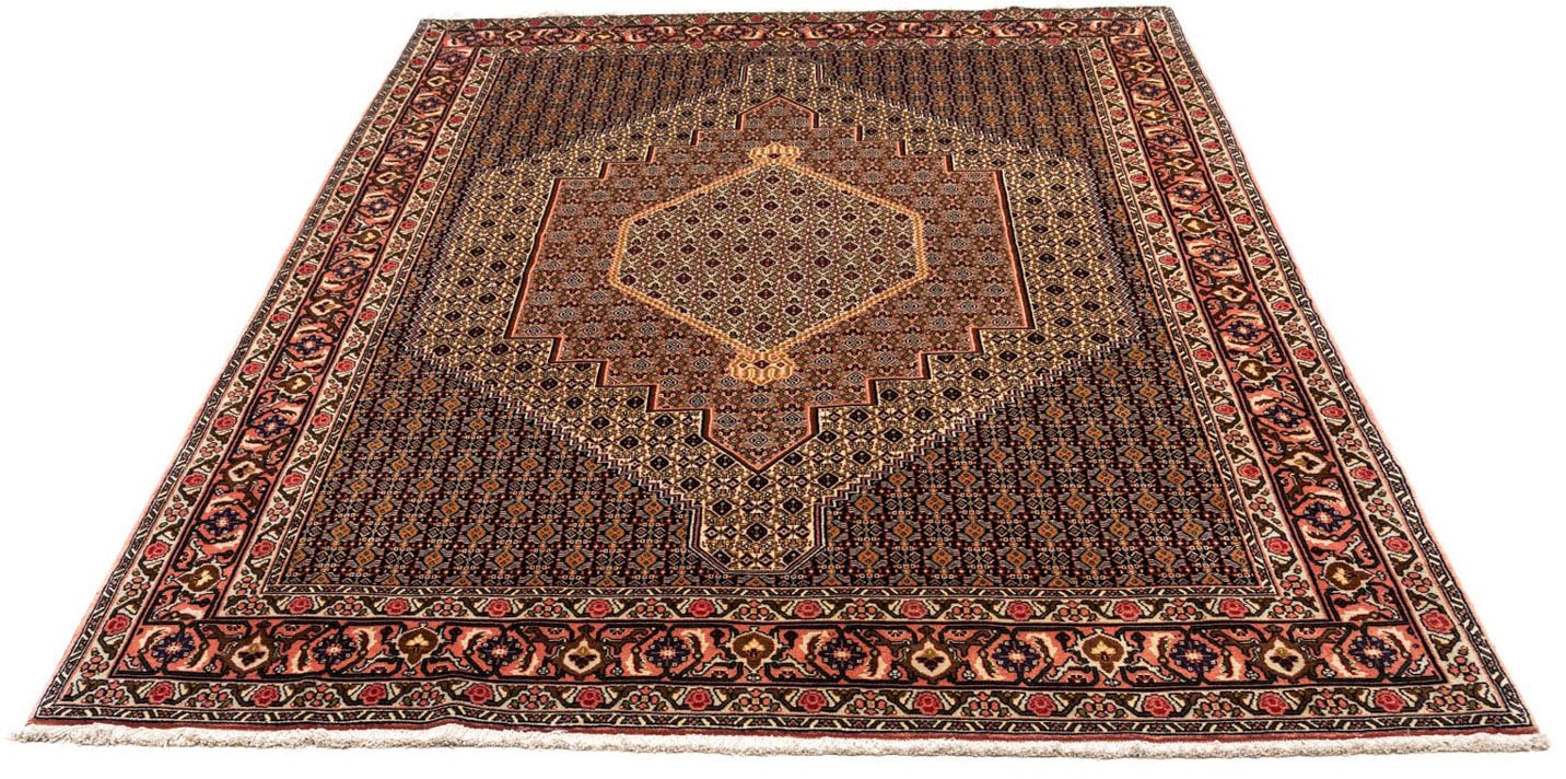 Image of morgenland Hochflor-Läufer »Yalameh Medaillon Rosso scuro 370 x 84 cm«, rechteckig, 1 mm Höhe, Unikat mit Zertifikat bei Ackermann Versand Schweiz