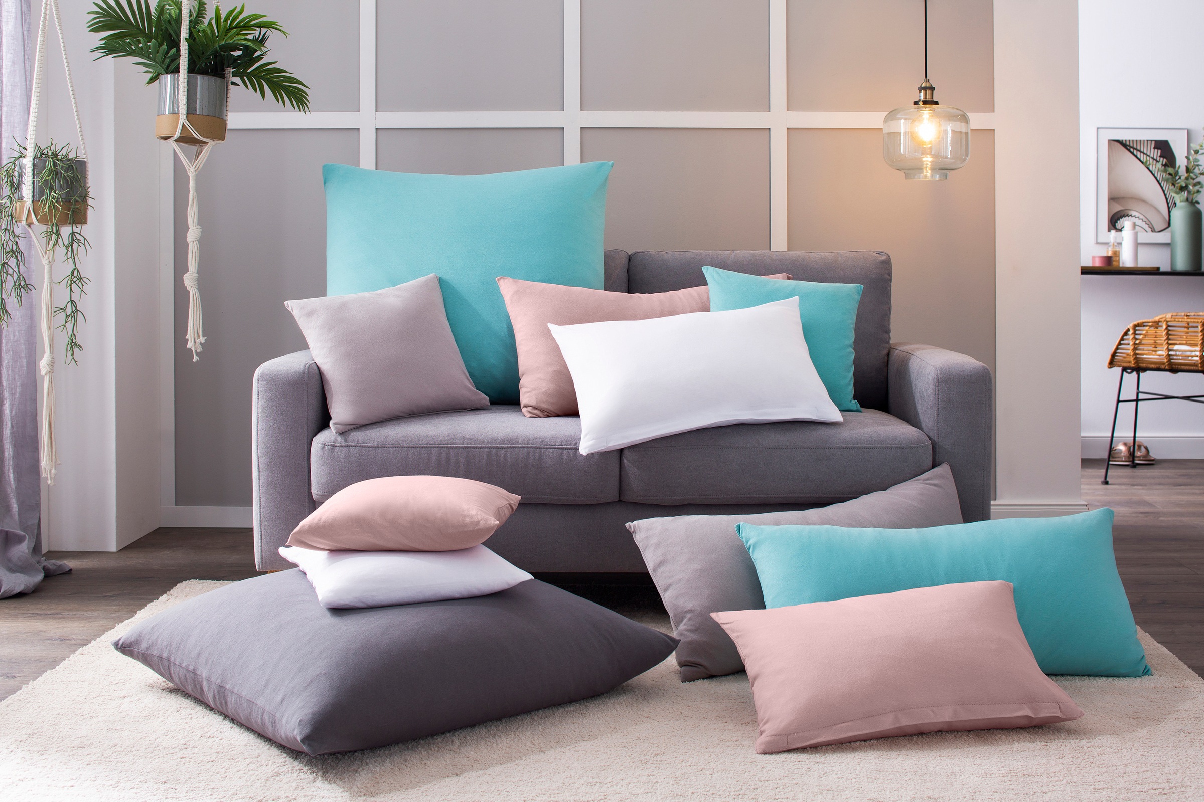 OTTO home Kissenbezüge "Cremona2" Kissenbezug in diversen Größen, STANDARD 100 by OEKO-TEX zertifiziert