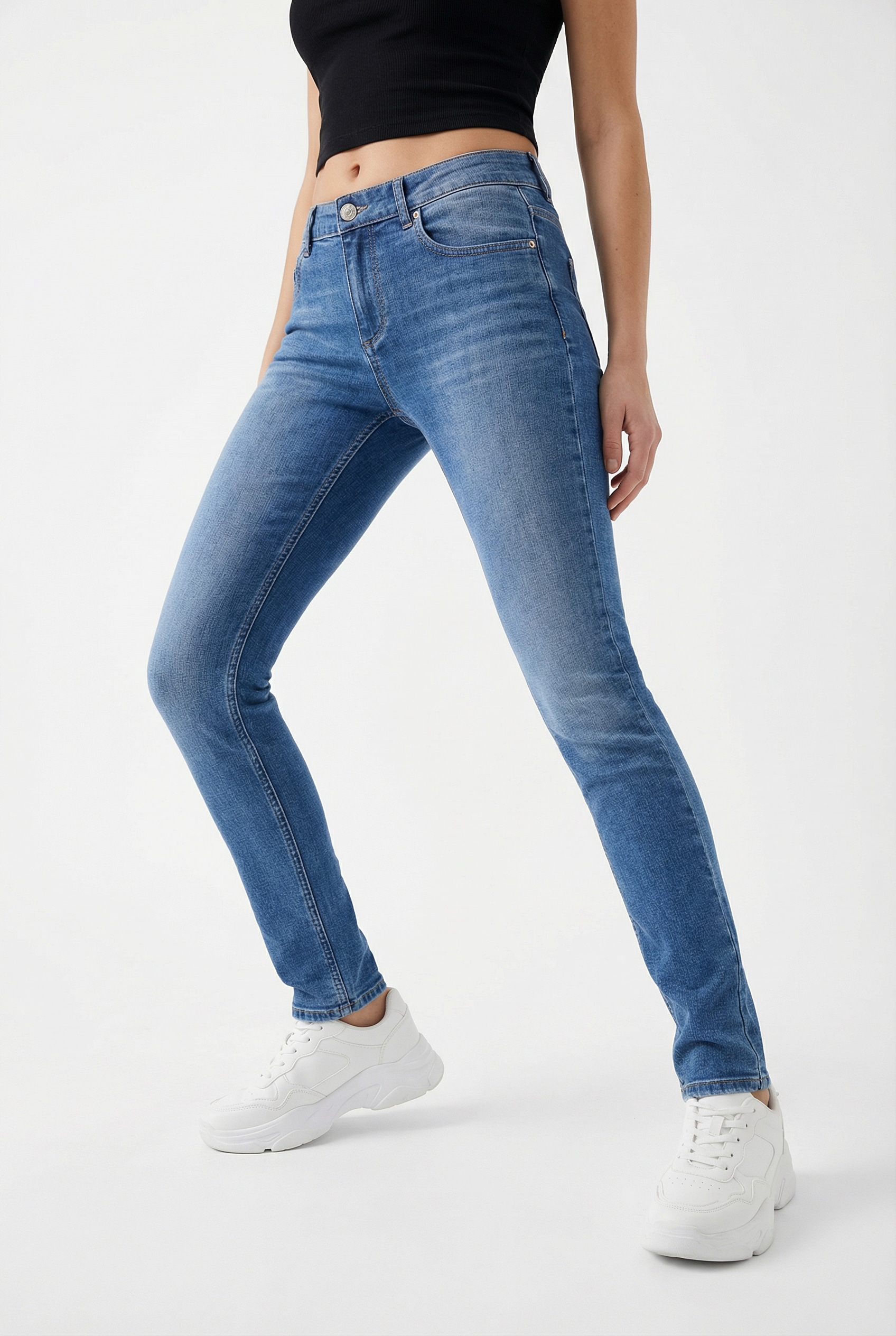 ONLY Jeans skinny »ONLMARIA MID WAIST SK DNM BOX«