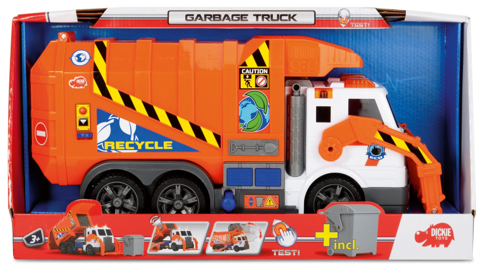 Spielzeug-Müllwagen »Action Series Garbage Truck«, mit Licht und Sound