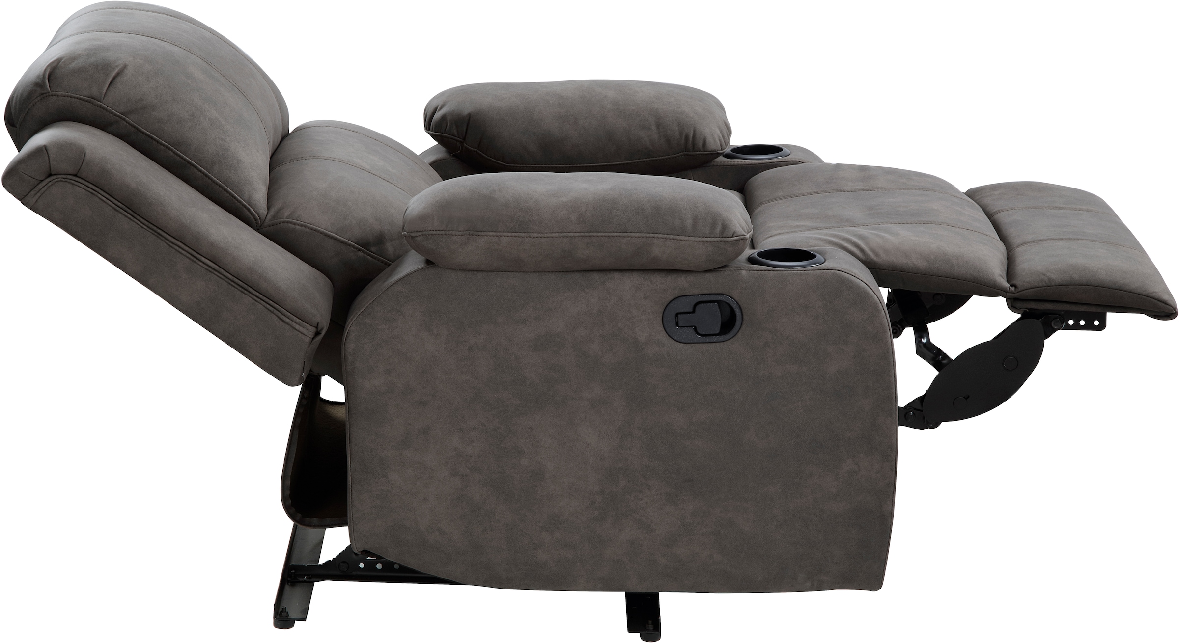 ATLANTIC home collection Relaxsessel »Cicero«, mit Relaxfunktion, Federkern und Getränkehalter
