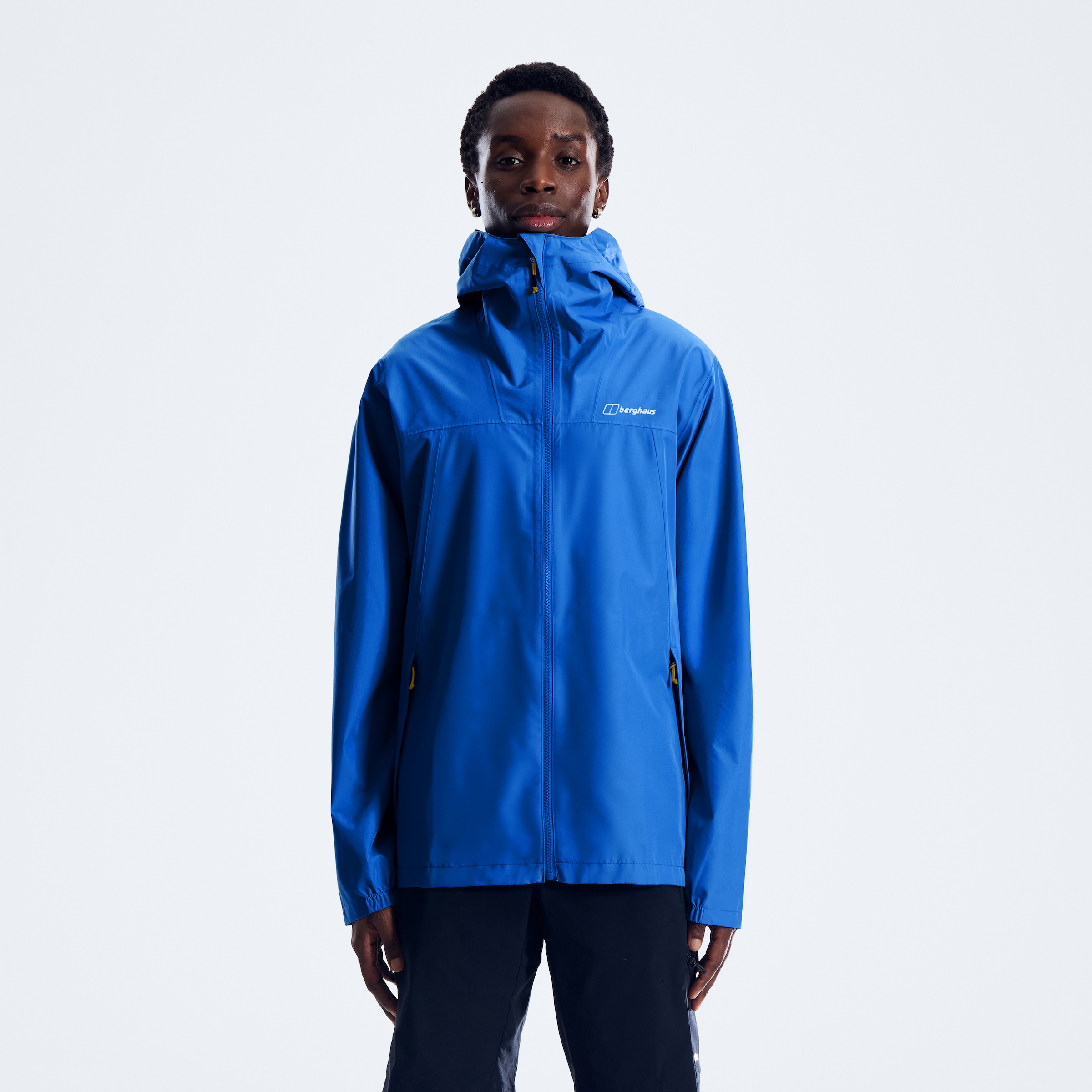 Berghaus »M DELUGE PRO 3.0 JKT« avec rabat coupe-vent, respirant, imperméable, en polyester