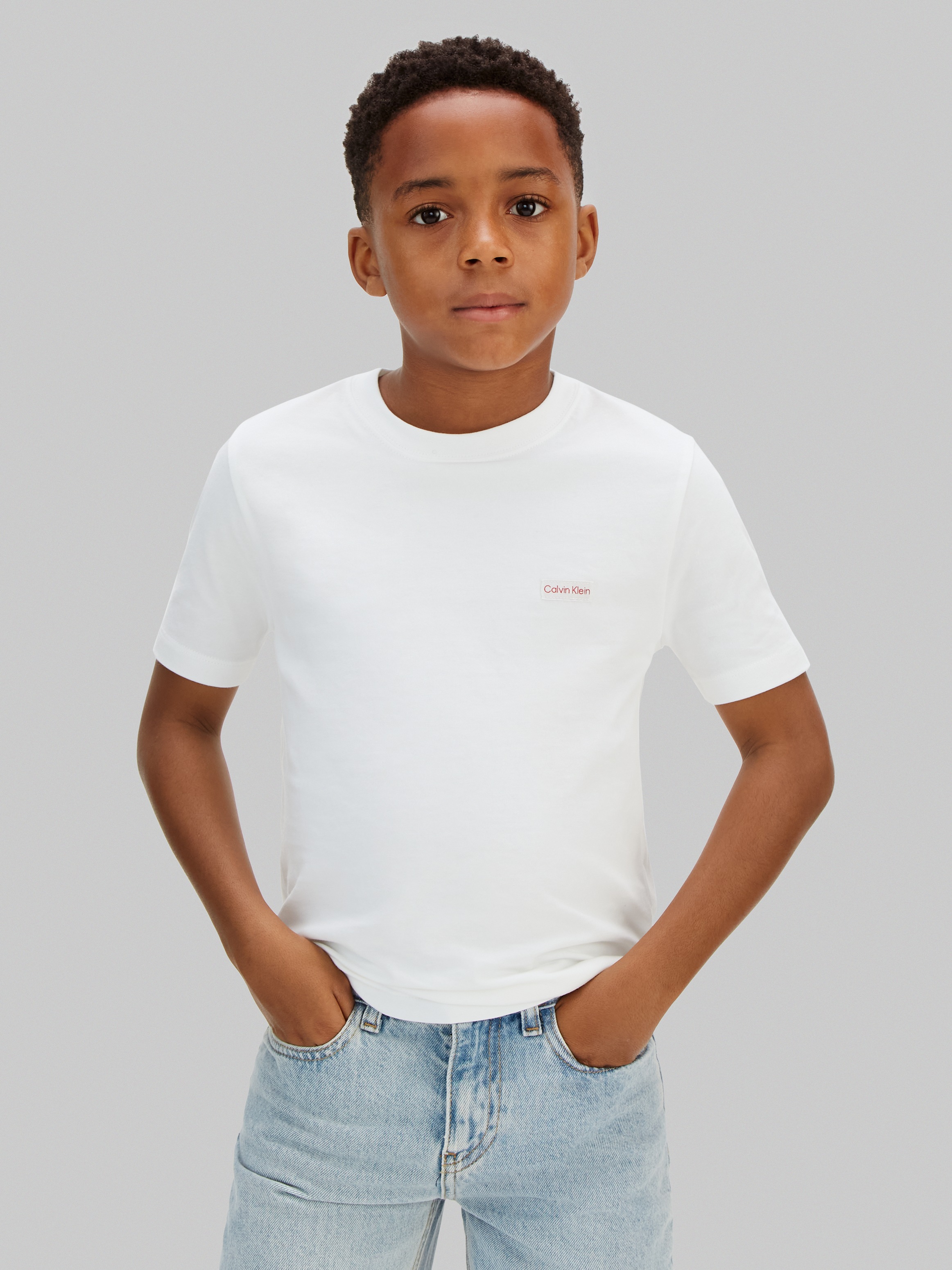 Image of Calvin Klein Jeans T-Shirt "LOGO LABEL T-SHIRT" Regular fit für Kinder, mit Logoschriftzug