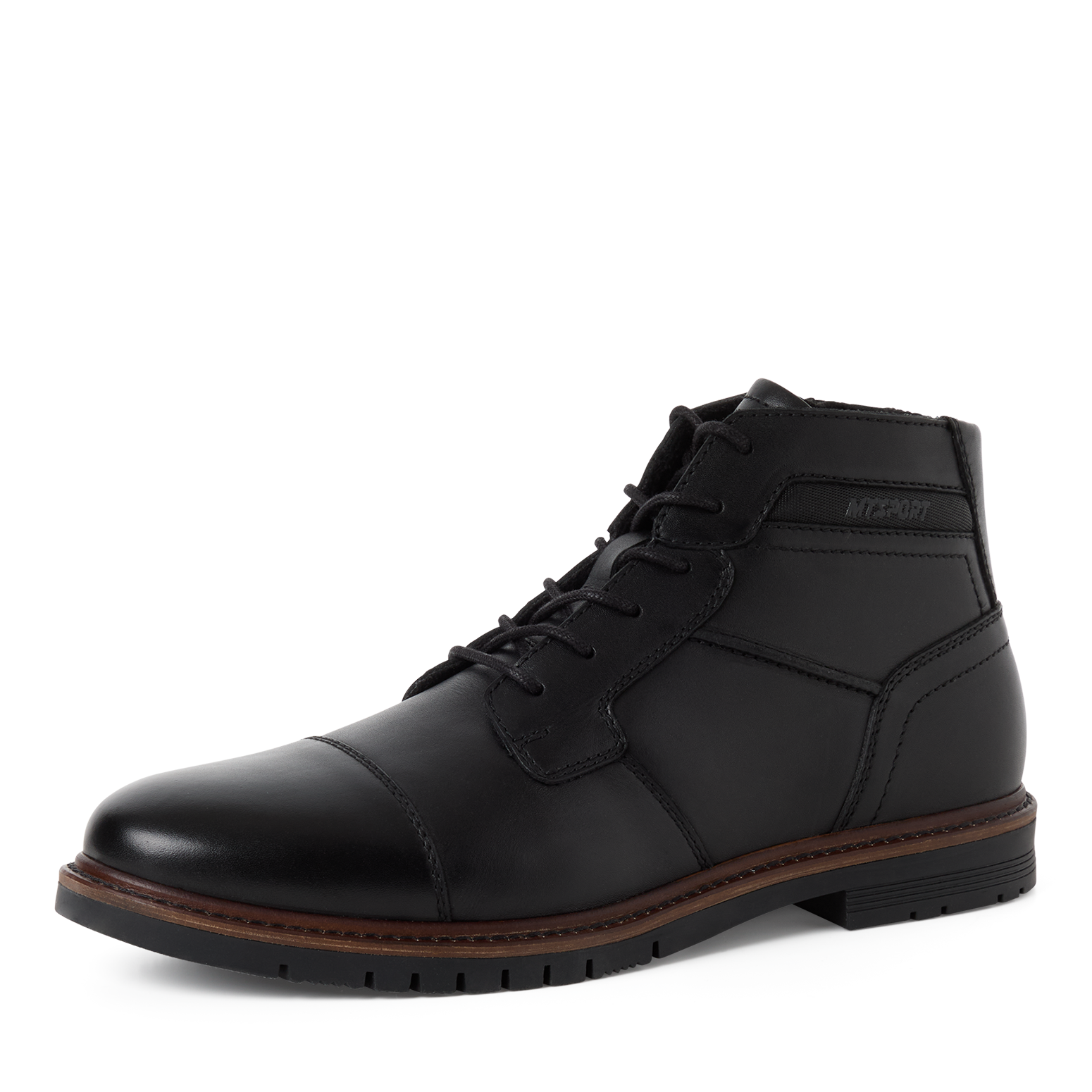 Image of MARCO TOZZI Schnürstiefelette Schnürboots, Herbstschuh, mit Kontrast-Rahmennaht