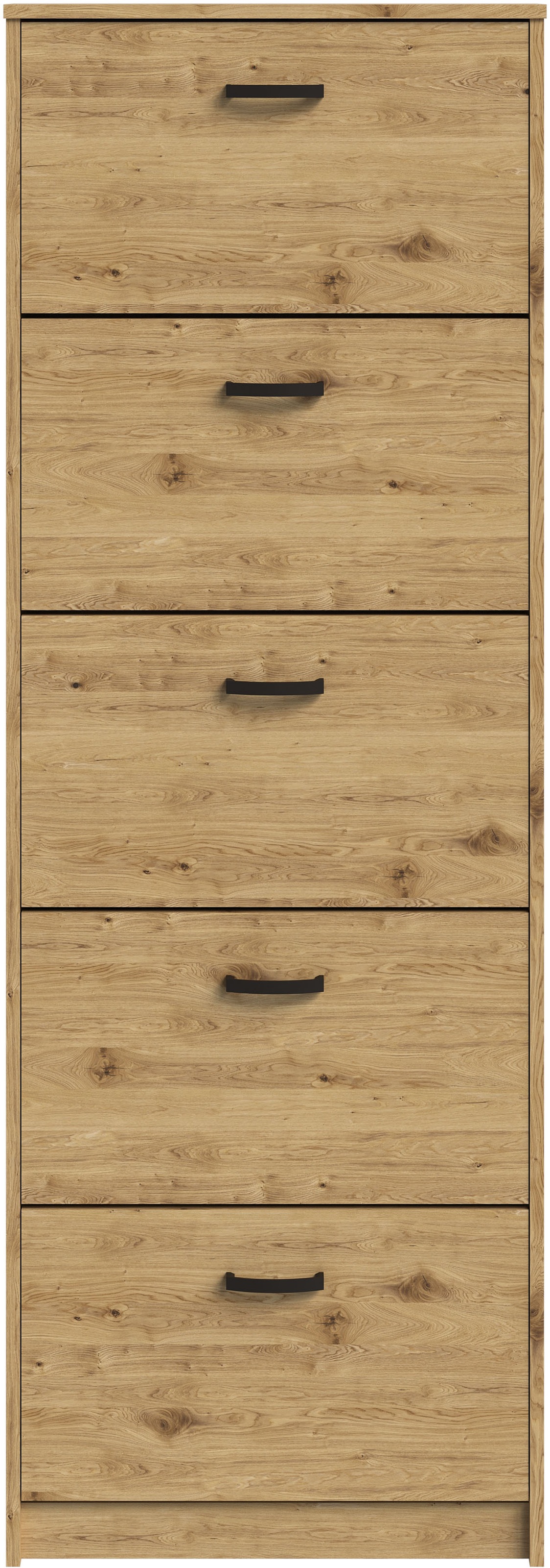 FMD Schuhschrank »Step 5«, Schuhkipper mit 5 Schuhklappen, Höhe 168,5 cm, Tiefe 17 cm