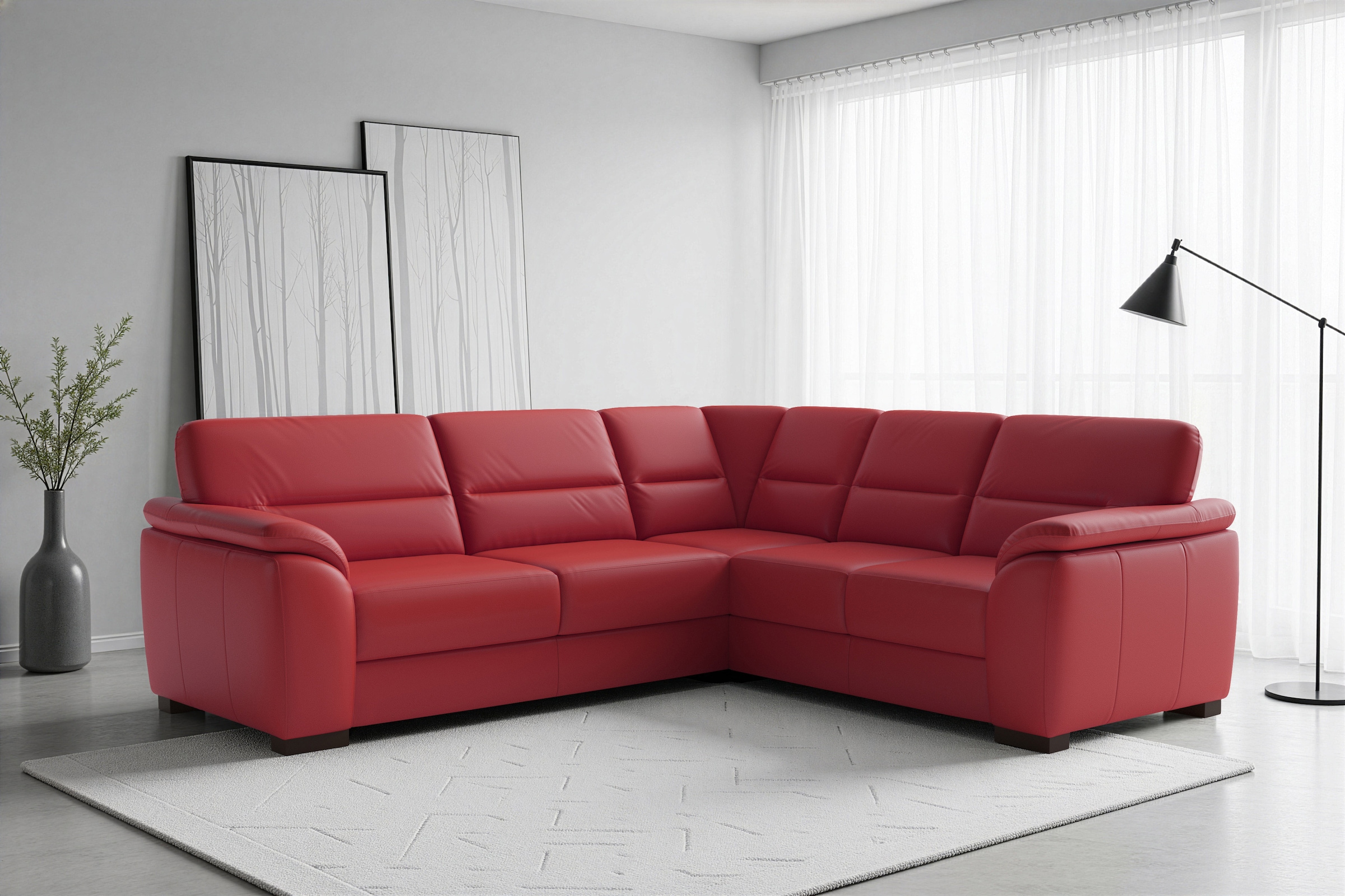 sit&more Ecksofa »Montego« wahlweise mit Bettfunktion und Schubkasten