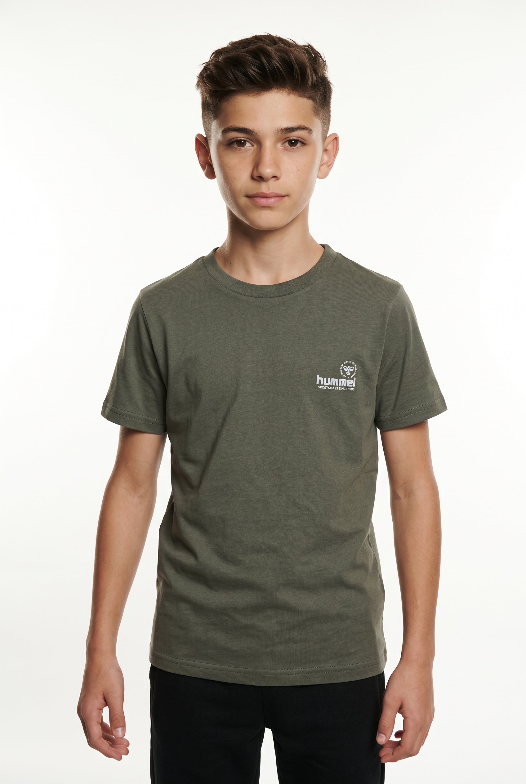 hummel T-shirt »HMLJR REG GRAPHIC T-SHIRT S/S« coupe normale, pour enfants et adolescents, en coton