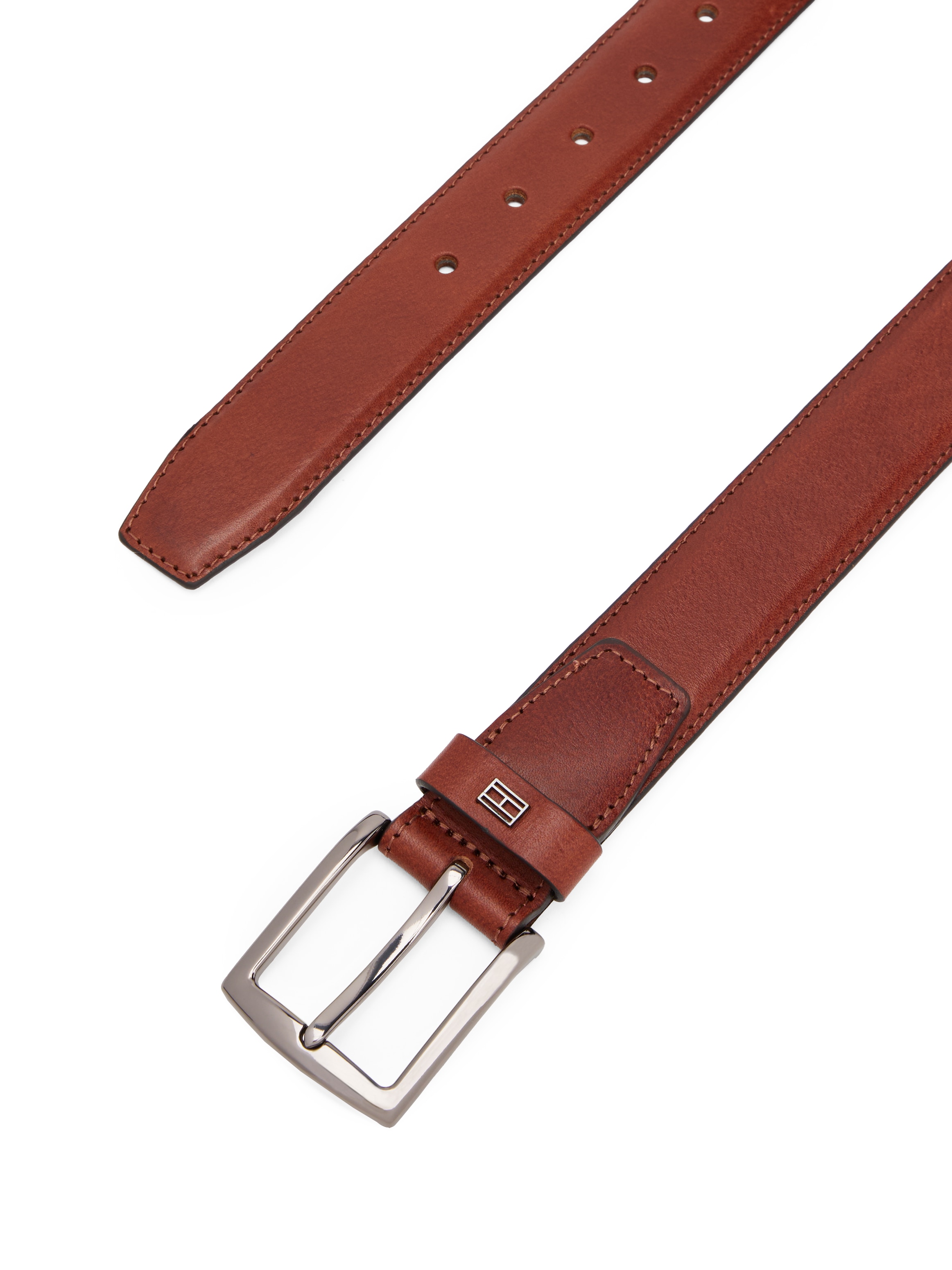 Tommy Hilfiger Ledergürtel »DENTON ELEVATED 3.5«, Grössenverstellbar