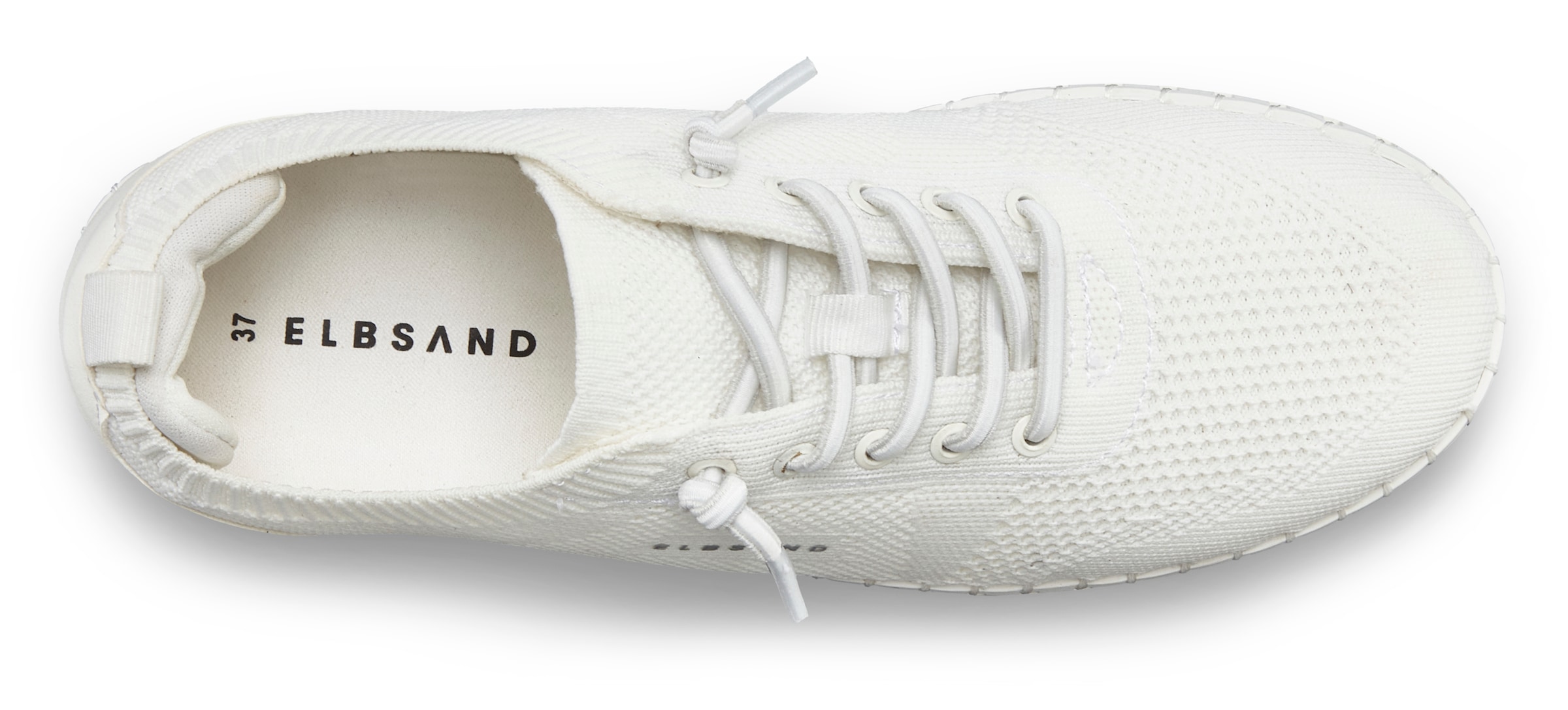 Elbsand Sneaker »Freizeitschuh, Slip-On-Sneaker«  NEU zum Reinschlüpfen mit elastischen Schnürbändern VEGAN
