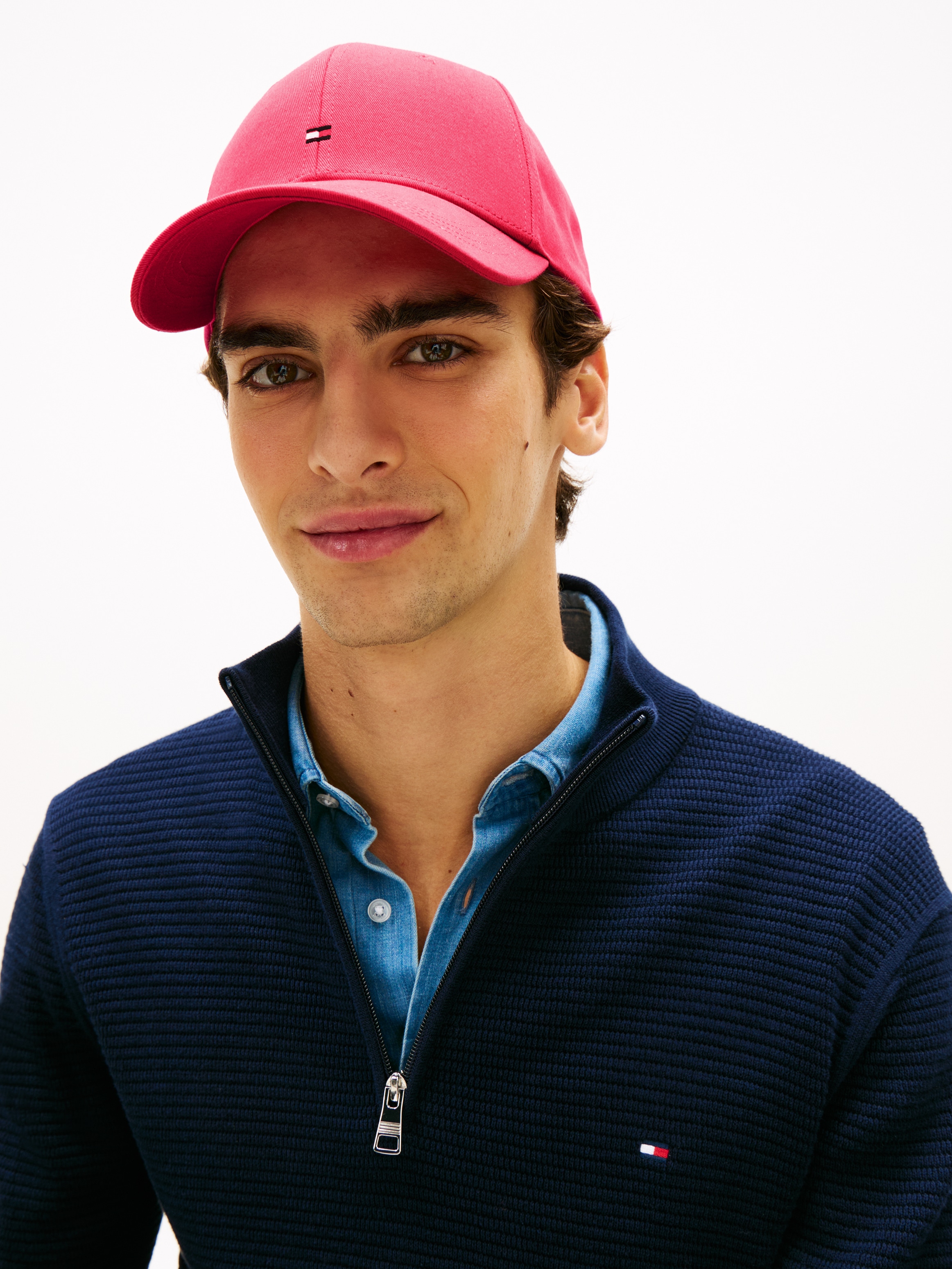 Tommy Hilfiger Casquette de baseball »TH FLAG COTTON 6 PANEL CAP« Fermeture à pince, embossage logo UNISEX