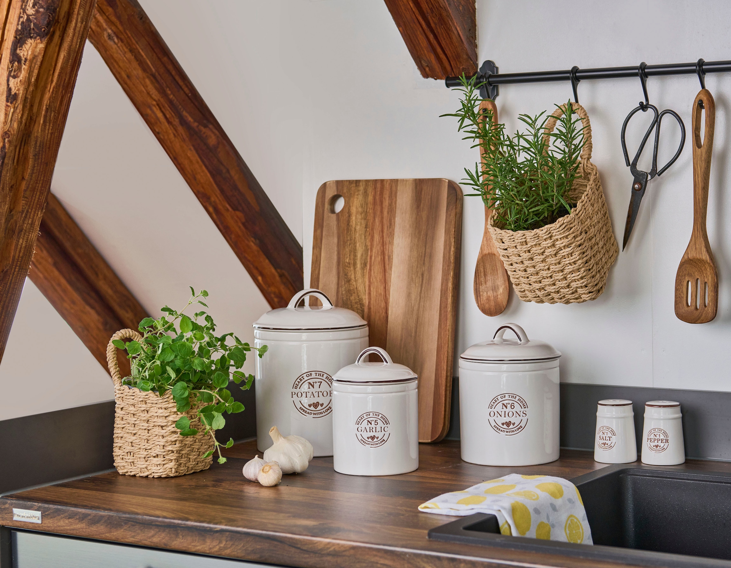 Zeller Present Vorratsdose »Onions« 1 Stk. tlg. für Zwiebeln, 1620 ml