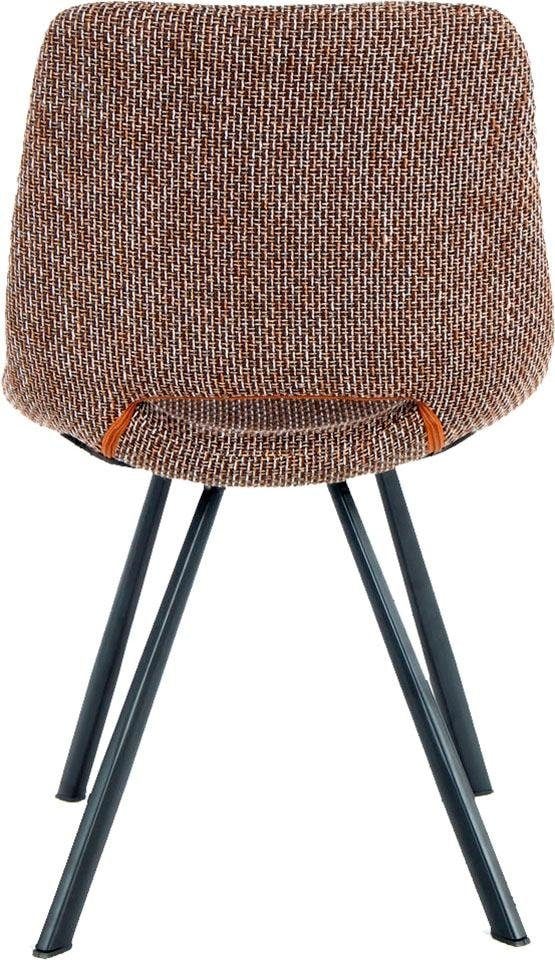 Kayoom Stuhl »Josephine 325 2er-Set , zeitloses Design, mit geometrischer Aussparung« (Set) 2 Stk.pflegeleicht, schlicht, weiche Polsterung für angenehmes Sitzgefühl