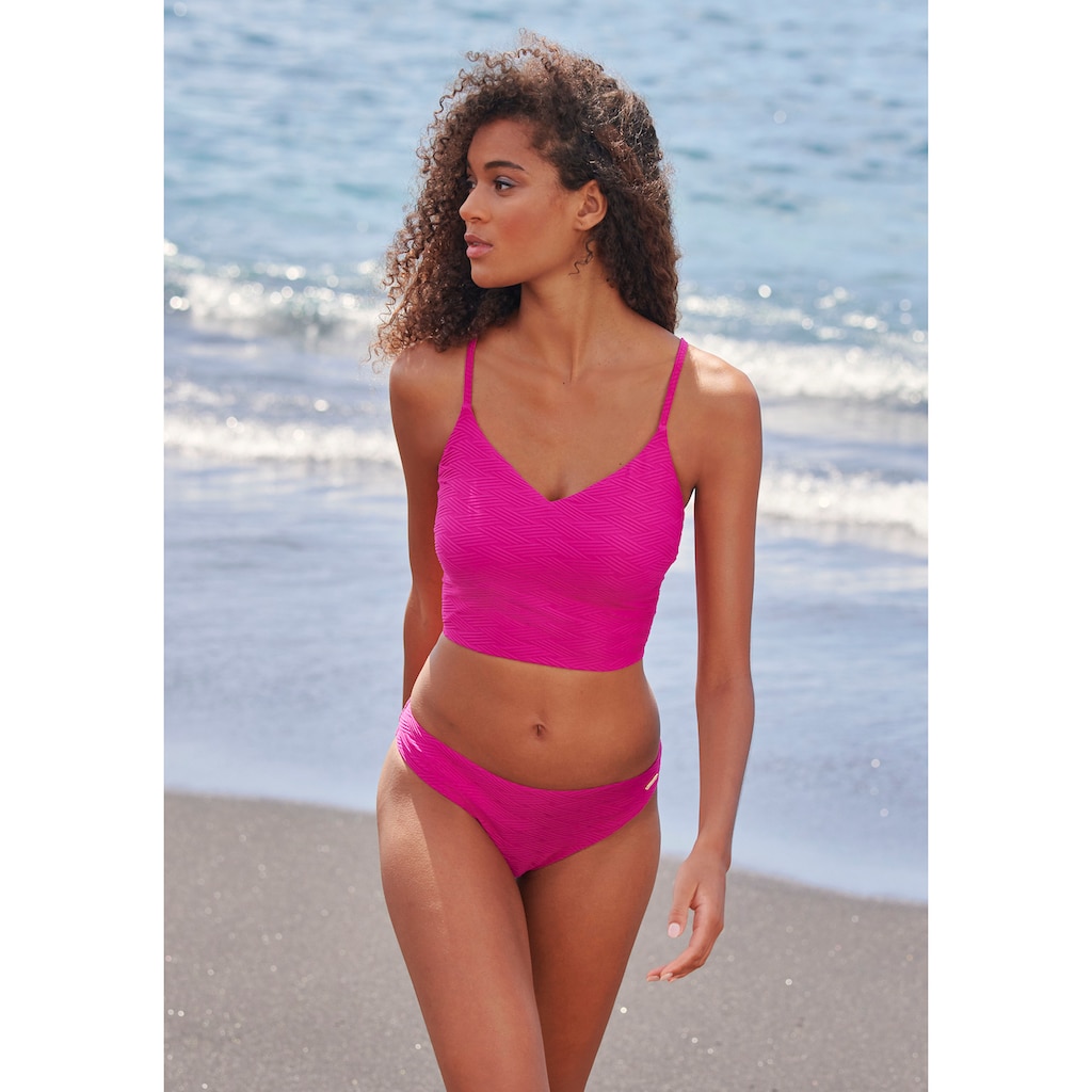 Sunseeker Crop-Bikini-Top »Loretta«, mit Strukturmuster