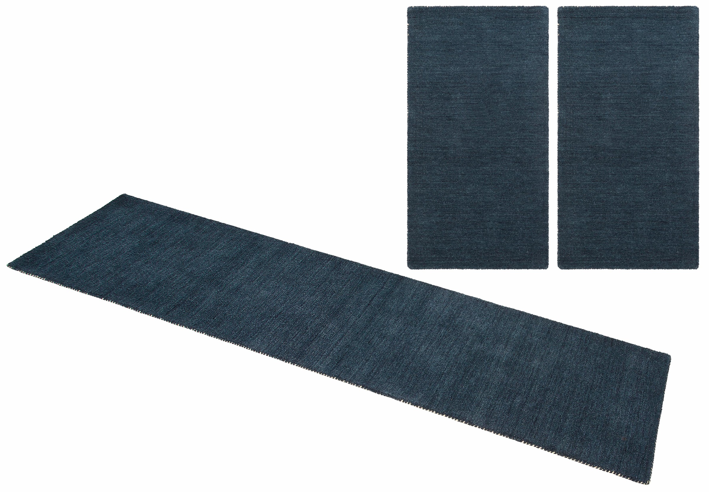 Image of Theko Exklusiv Bettumrandung »Gabbeh uni«, (3 tlg.), Bettvorleger, Läufer-Set für das Schlafzimmer bei Ackermann Versand Schweiz