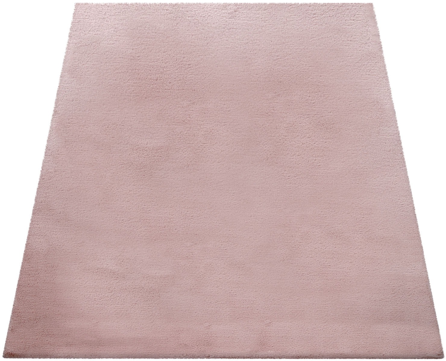 Image of Paco Home Fellteppich »Rabbit 780«, oval, 25 mm Höhe, Kunstfell, Kaninchenfell-Haptik, seidenweich - ein echter Kuschelteppich, Uni-Farben, ideal im Wohnzimmer & Schlafzimmer bei Ackermann Versand Schweiz