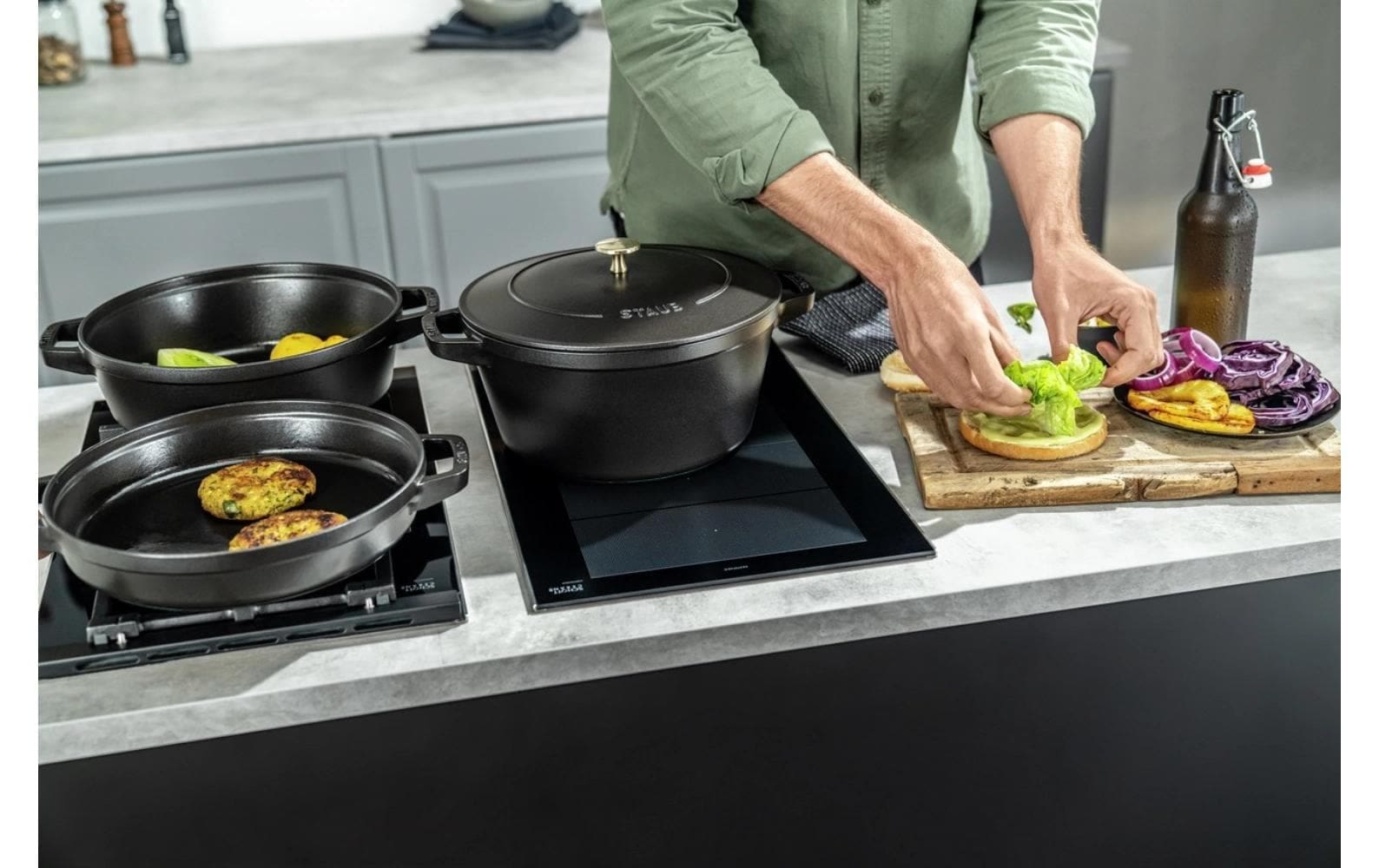 STAUB Topf-Set »Cocotte 4-teilig, 24 cm, 9 l«